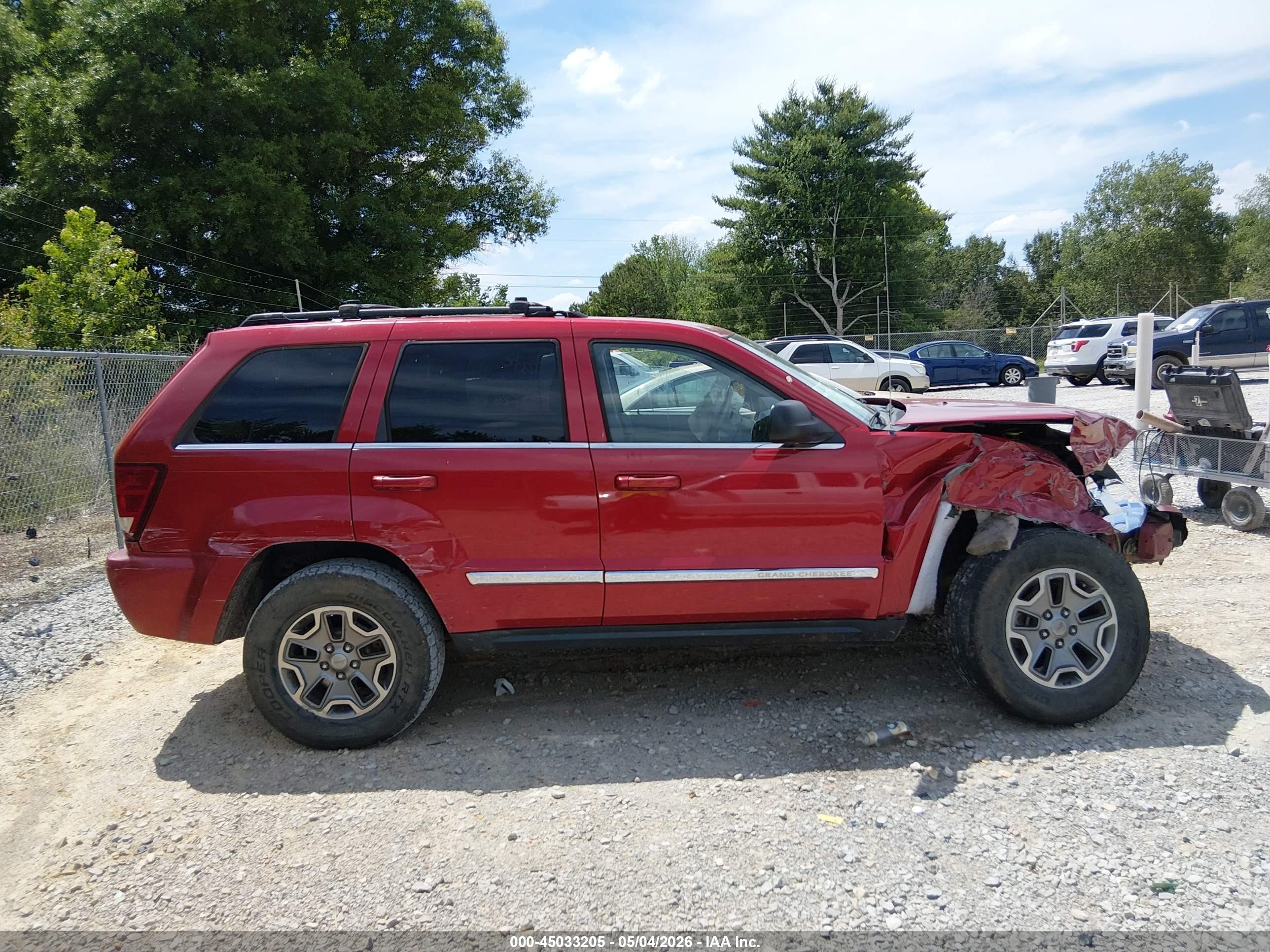 2006 Jeep Grand Cherokee Limited Red vin: 1J4HR58N96C298975