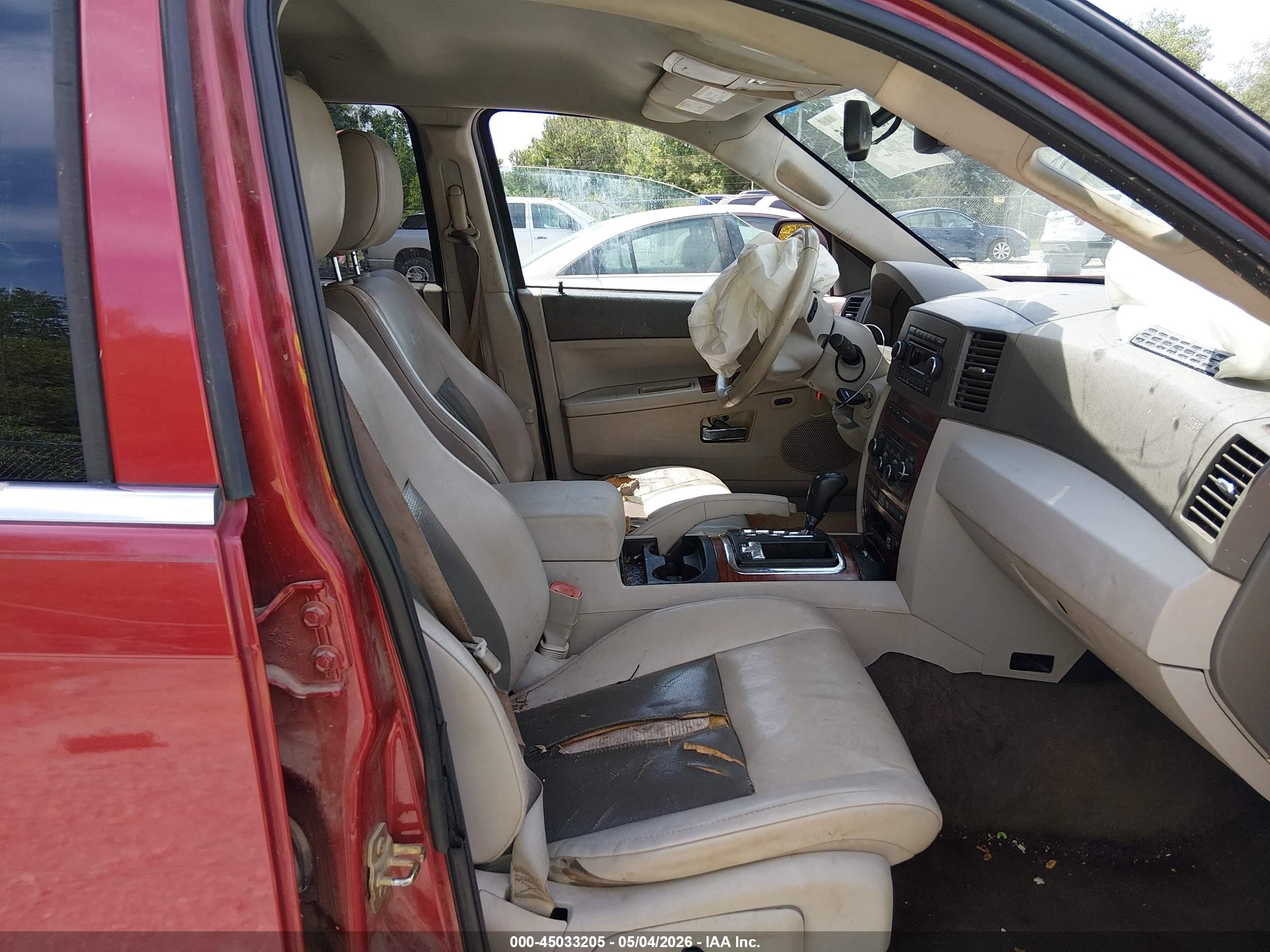 2006 Jeep Grand Cherokee Limited Red vin: 1J4HR58N96C298975