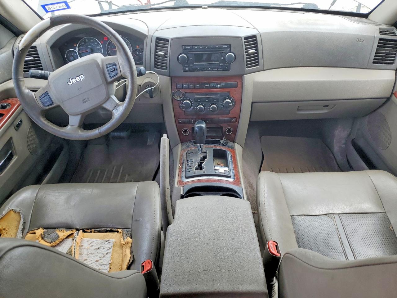 2006 Jeep Grand Cherokee Limited Бежевый vin: 1J4HR58NX6C117964