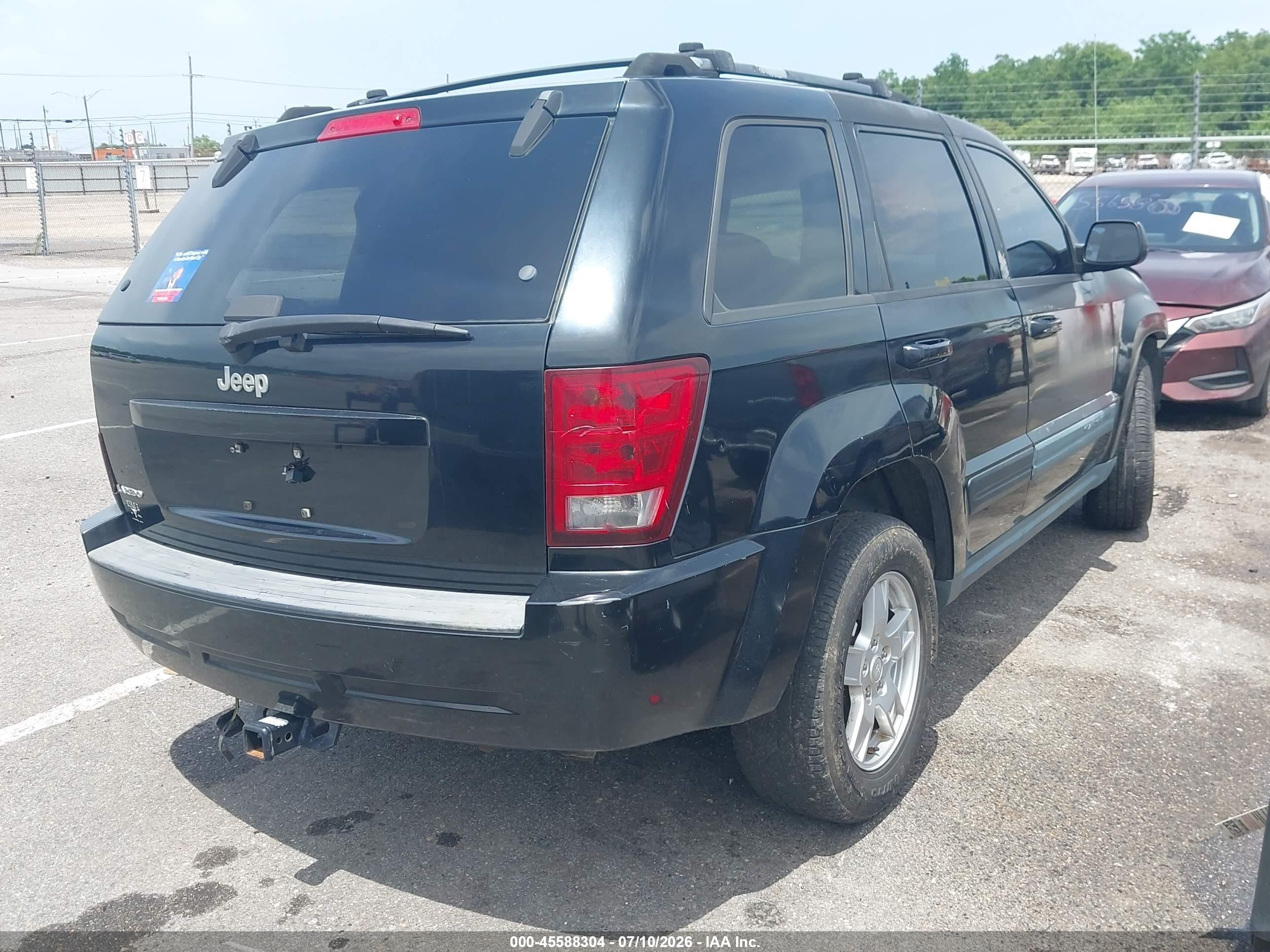 2006 Jeep Grand Cherokee Laredo Black vin: 1J4HS48N06C218624