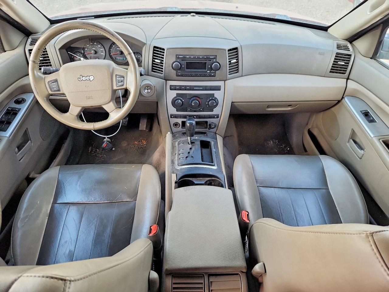 2005 Jeep Grand Cherokee Laredo Burgundy vin: 1J4HS48N35C732417