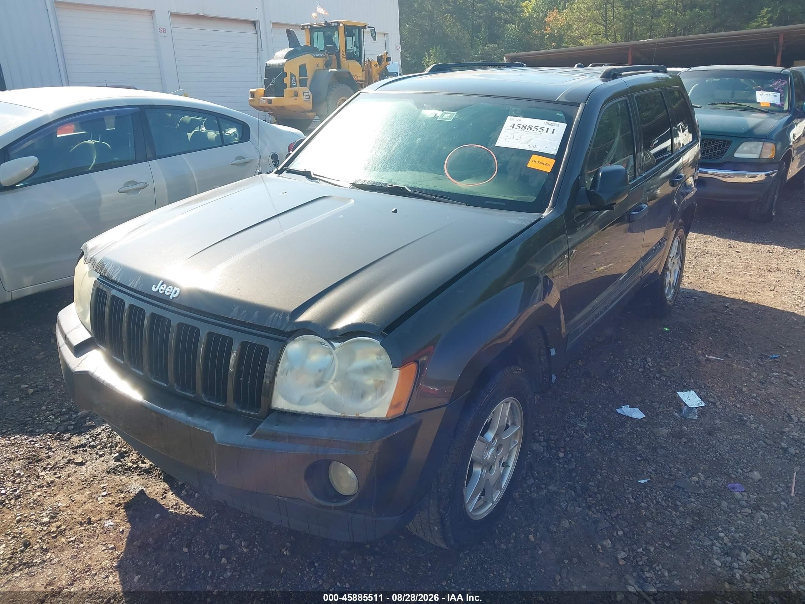 2005 Jeep Grand Cherokee Laredo Green vin: 1J4HS48N65C545429