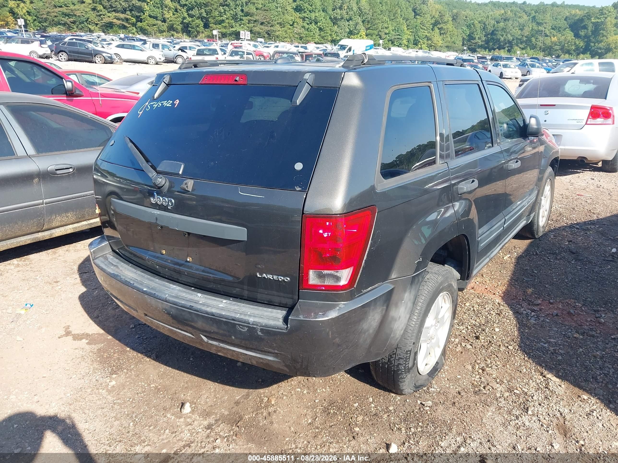 2005 Jeep Grand Cherokee Laredo Green vin: 1J4HS48N65C545429