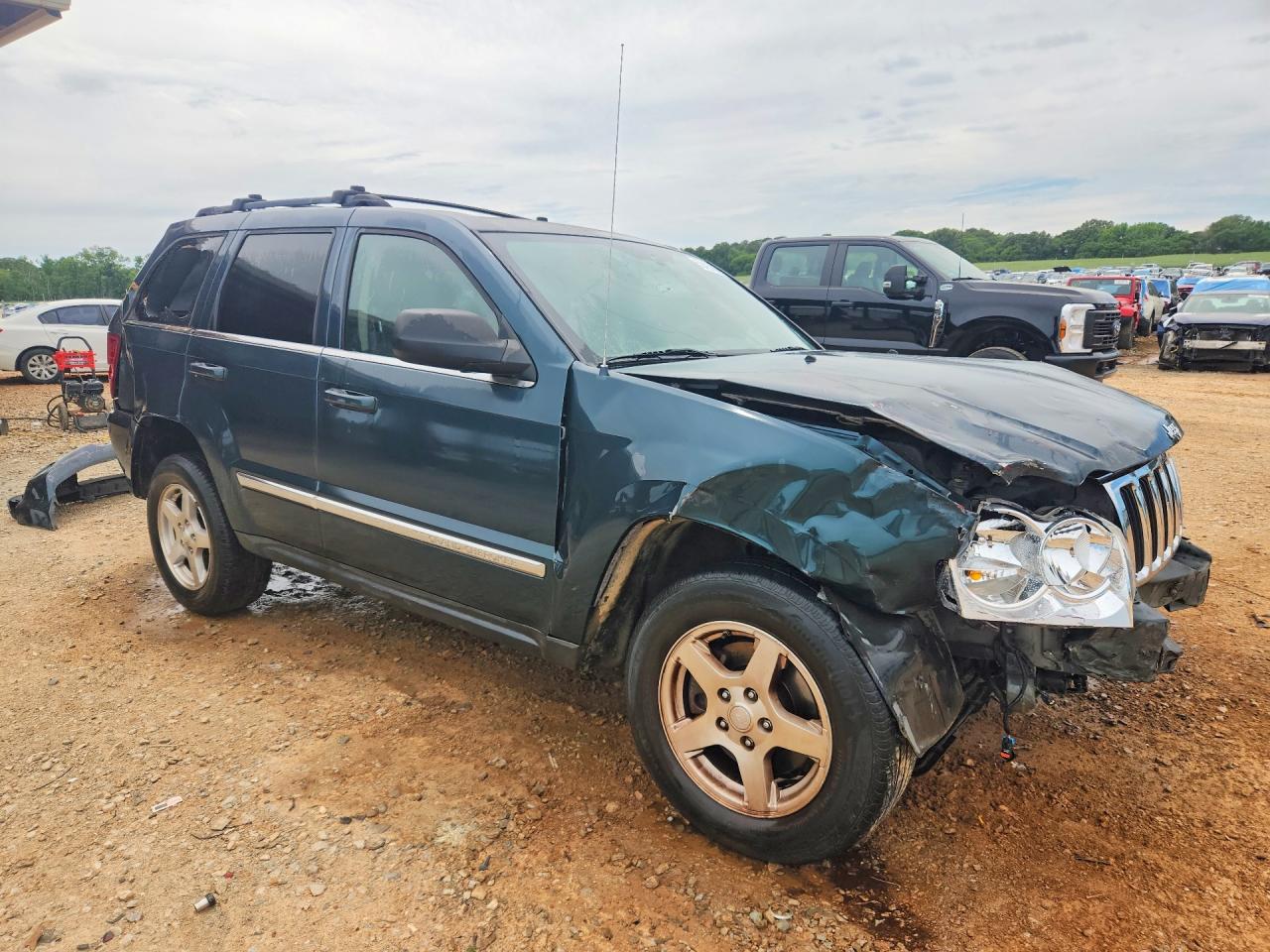 2005 Jeep Grand Cherokee Limited Green vin: 1J4HS58N25C657800