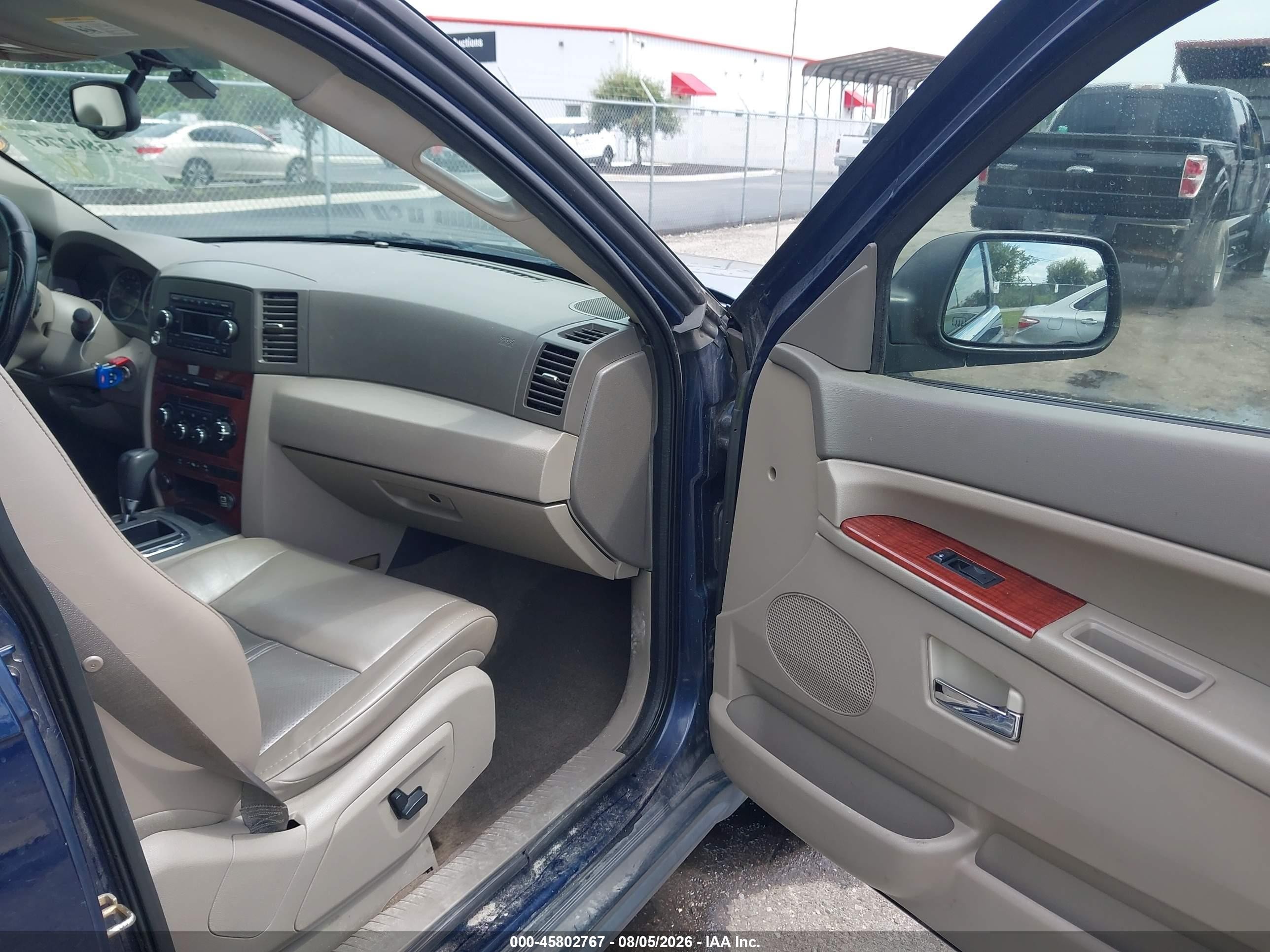 2005 Jeep Grand Cherokee Limited Blue vin: 1J4HS58N45C571016