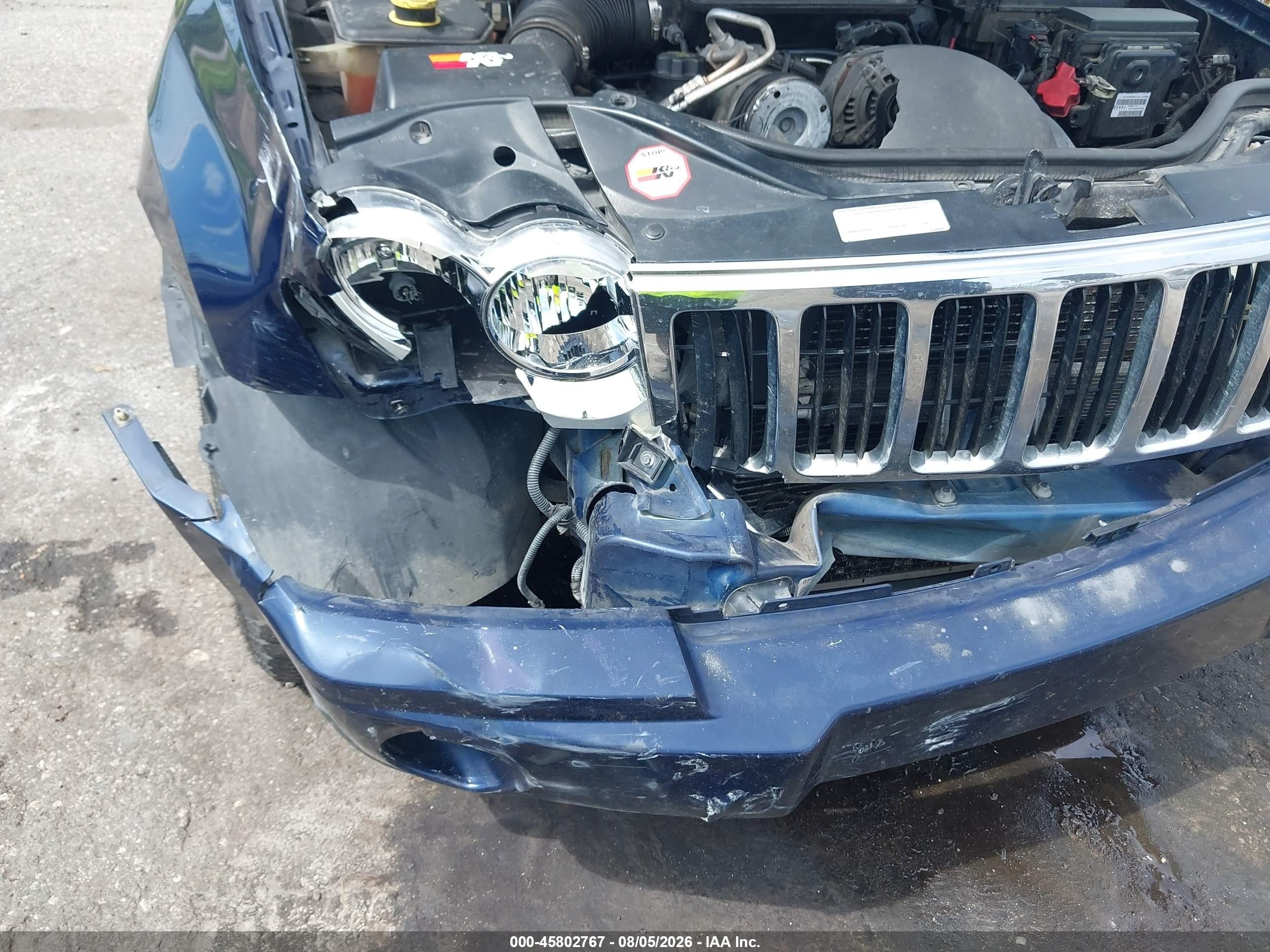 2005 Jeep Grand Cherokee Limited Blue vin: 1J4HS58N45C571016