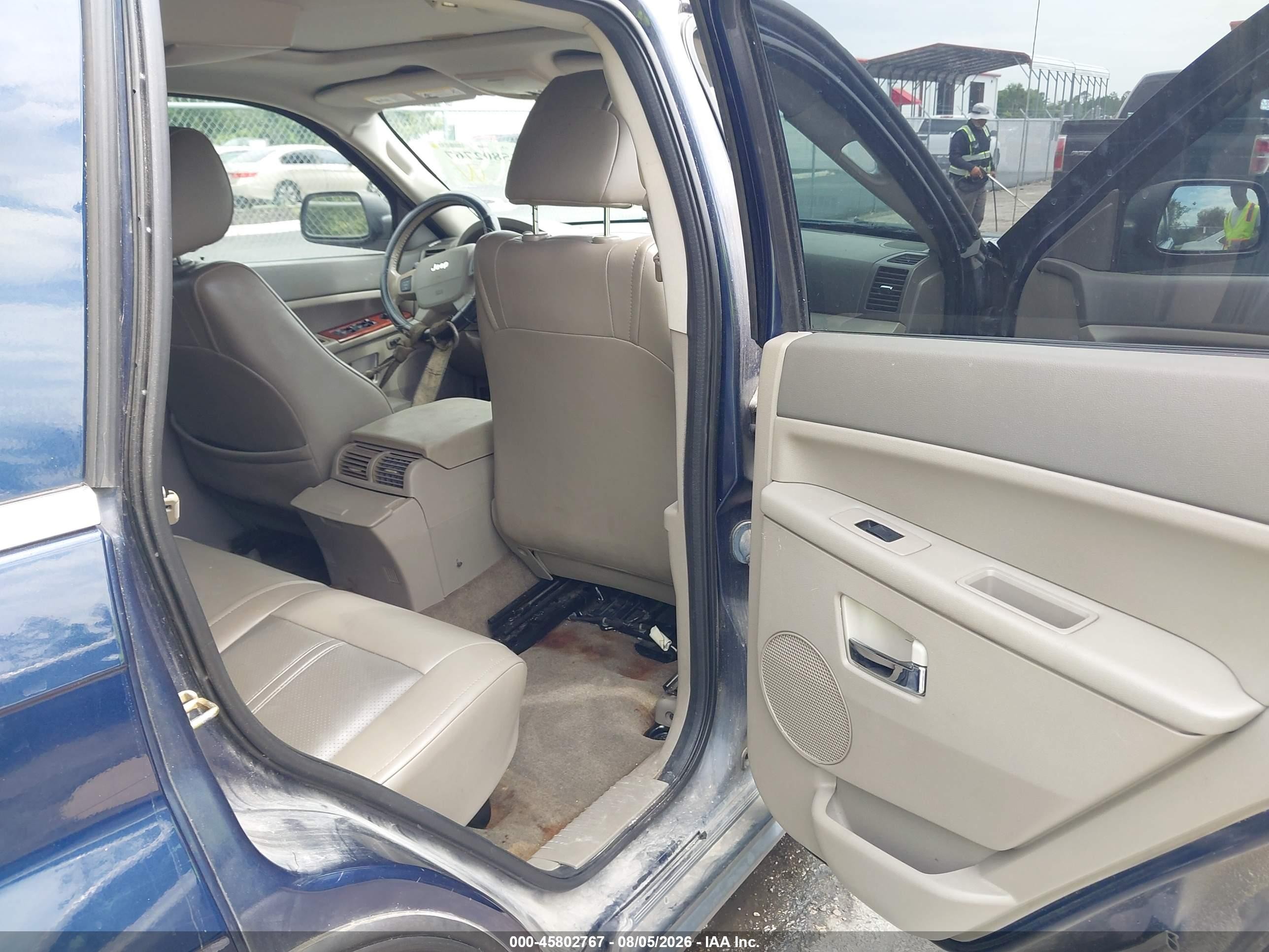 2005 Jeep Grand Cherokee Limited Blue vin: 1J4HS58N45C571016