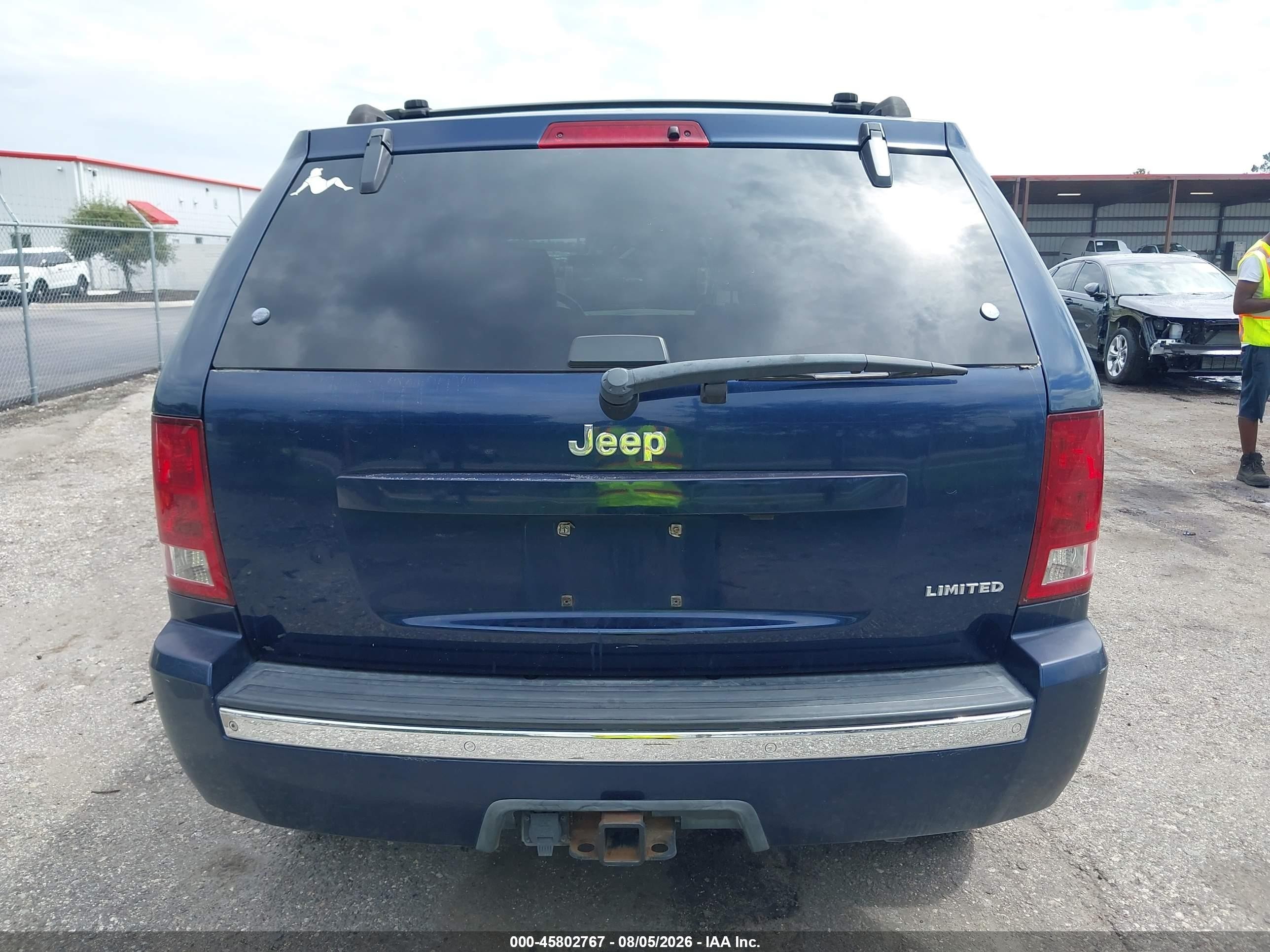 2005 Jeep Grand Cherokee Limited Blue vin: 1J4HS58N45C571016