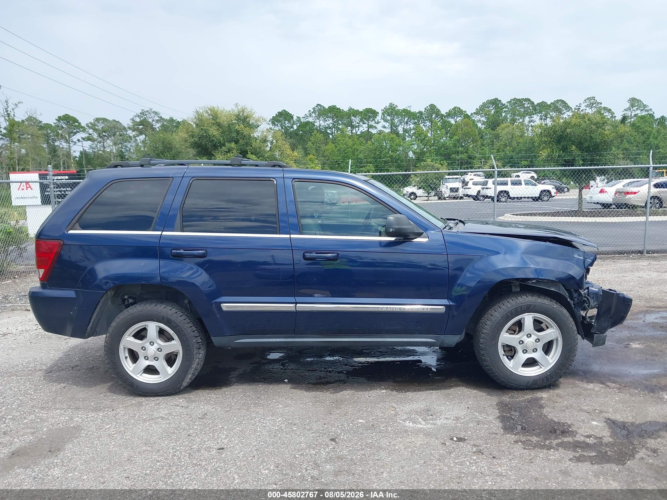 2005 Jeep Grand Cherokee Limited Blue vin: 1J4HS58N45C571016