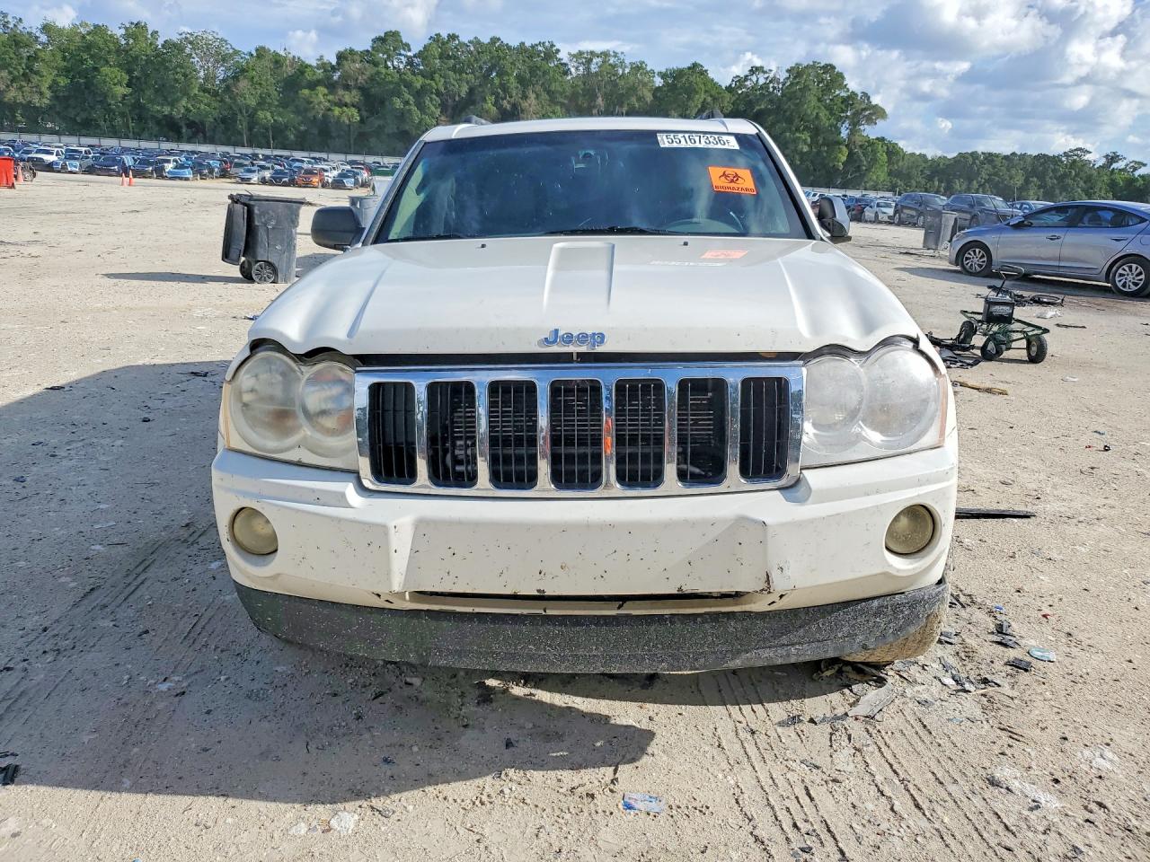 2005 Jeep Grand Cherokee Limited Белый vin: 1J4HS58N55C584082