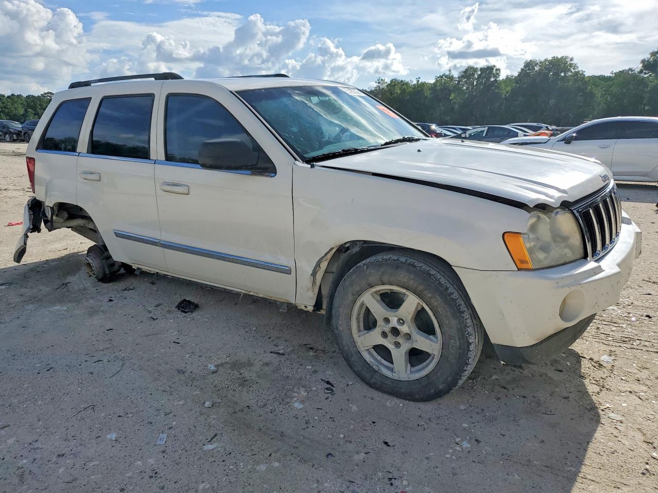 2005 Jeep Grand Cherokee Limited Белый vin: 1J4HS58N55C584082