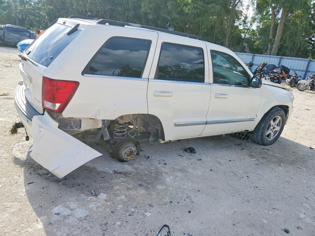 2005 Jeep Grand Cherokee Limited Белый vin: 1J4HS58N55C584082