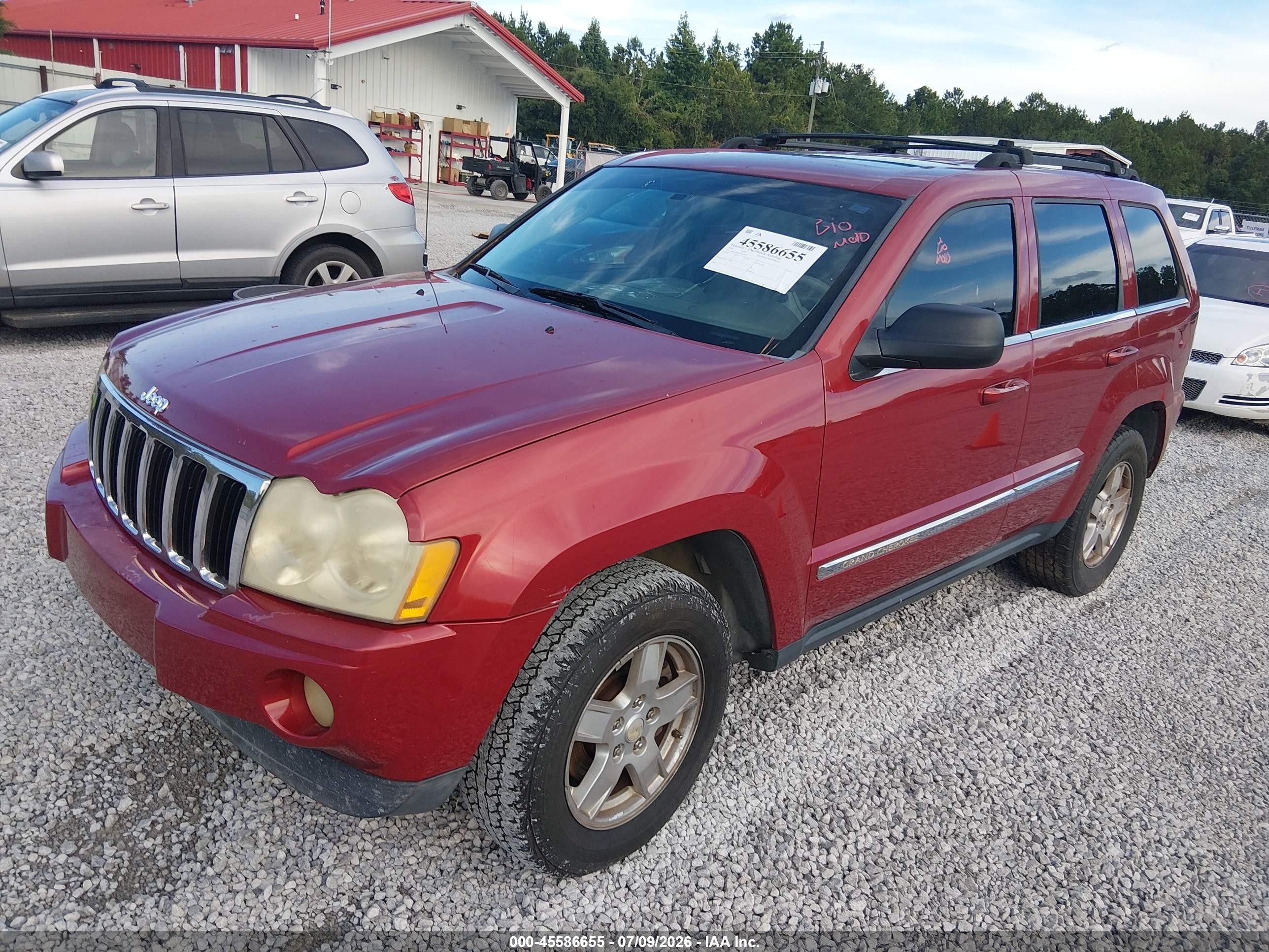2005 Jeep Grand Cherokee Limited Maroon vin: 1J4HS58N65C602749