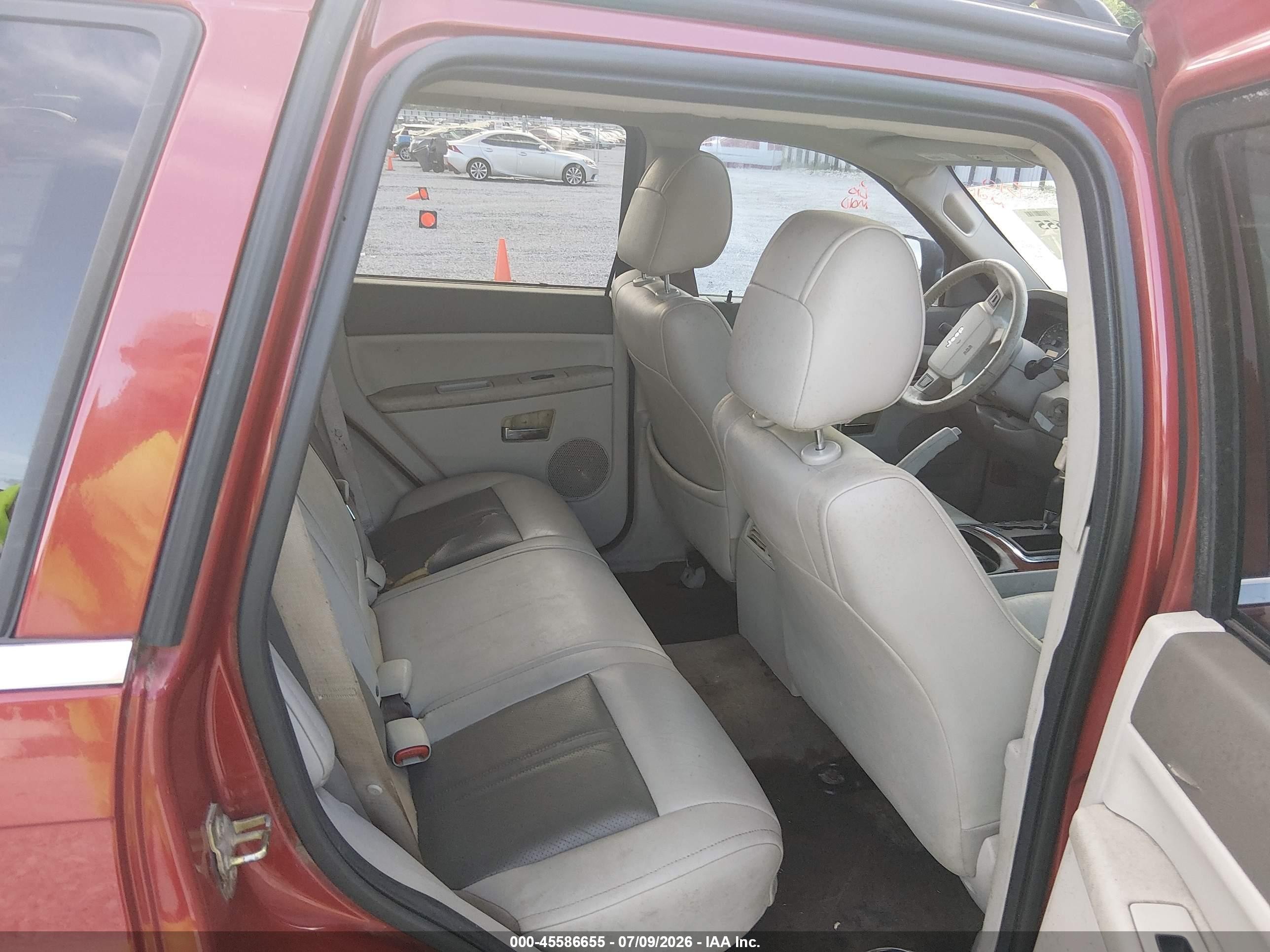 2005 Jeep Grand Cherokee Limited Maroon vin: 1J4HS58N65C602749