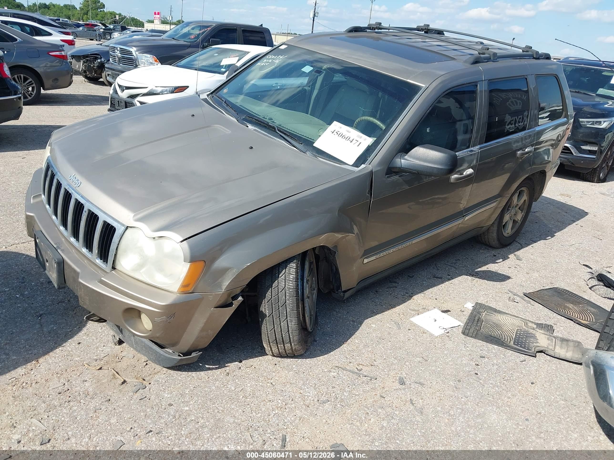 2006 Jeep Grand Cherokee Limited Beige vin: 1J4HS58N86C126960
