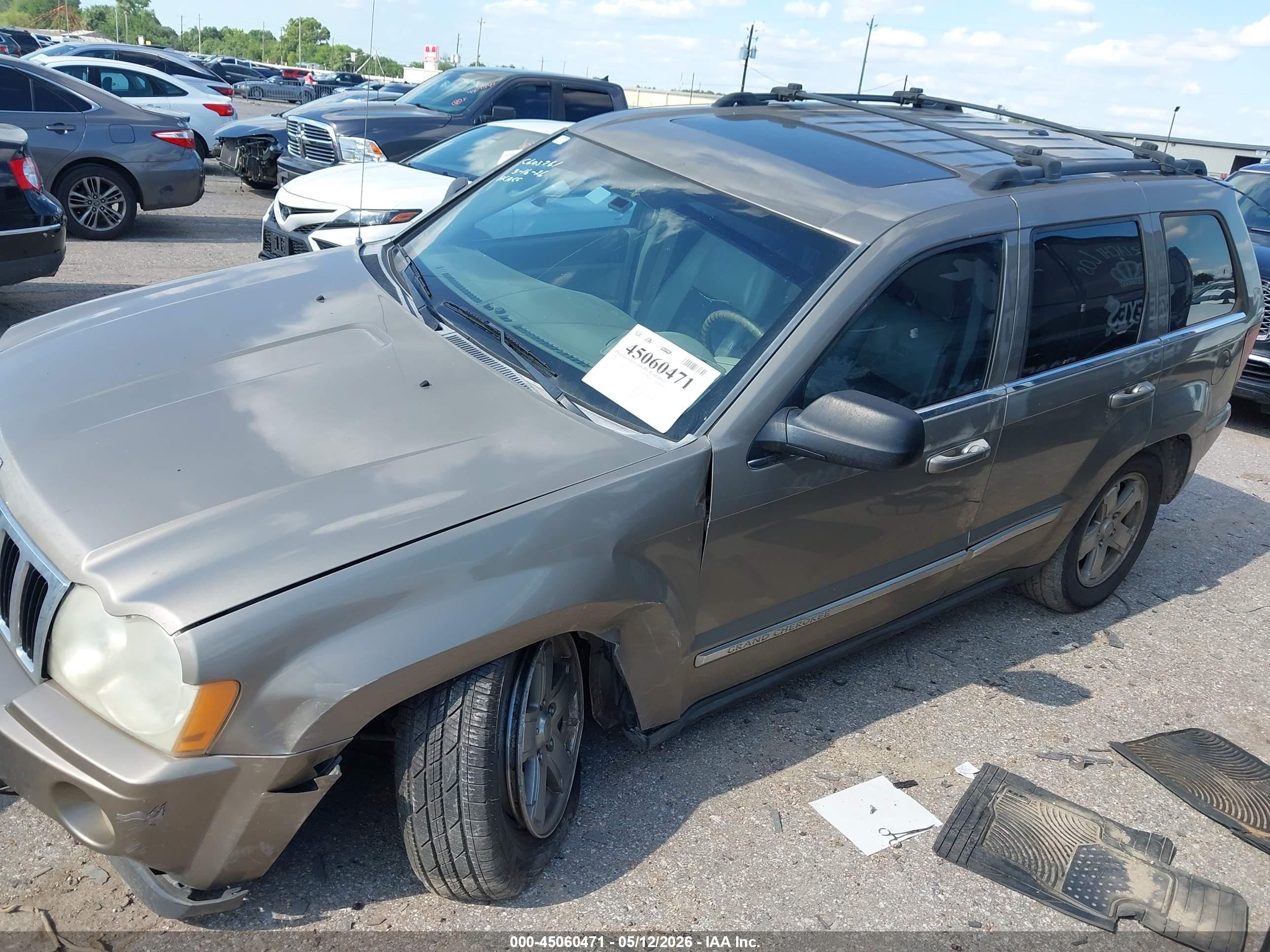 2006 Jeep Grand Cherokee Limited Beige vin: 1J4HS58N86C126960