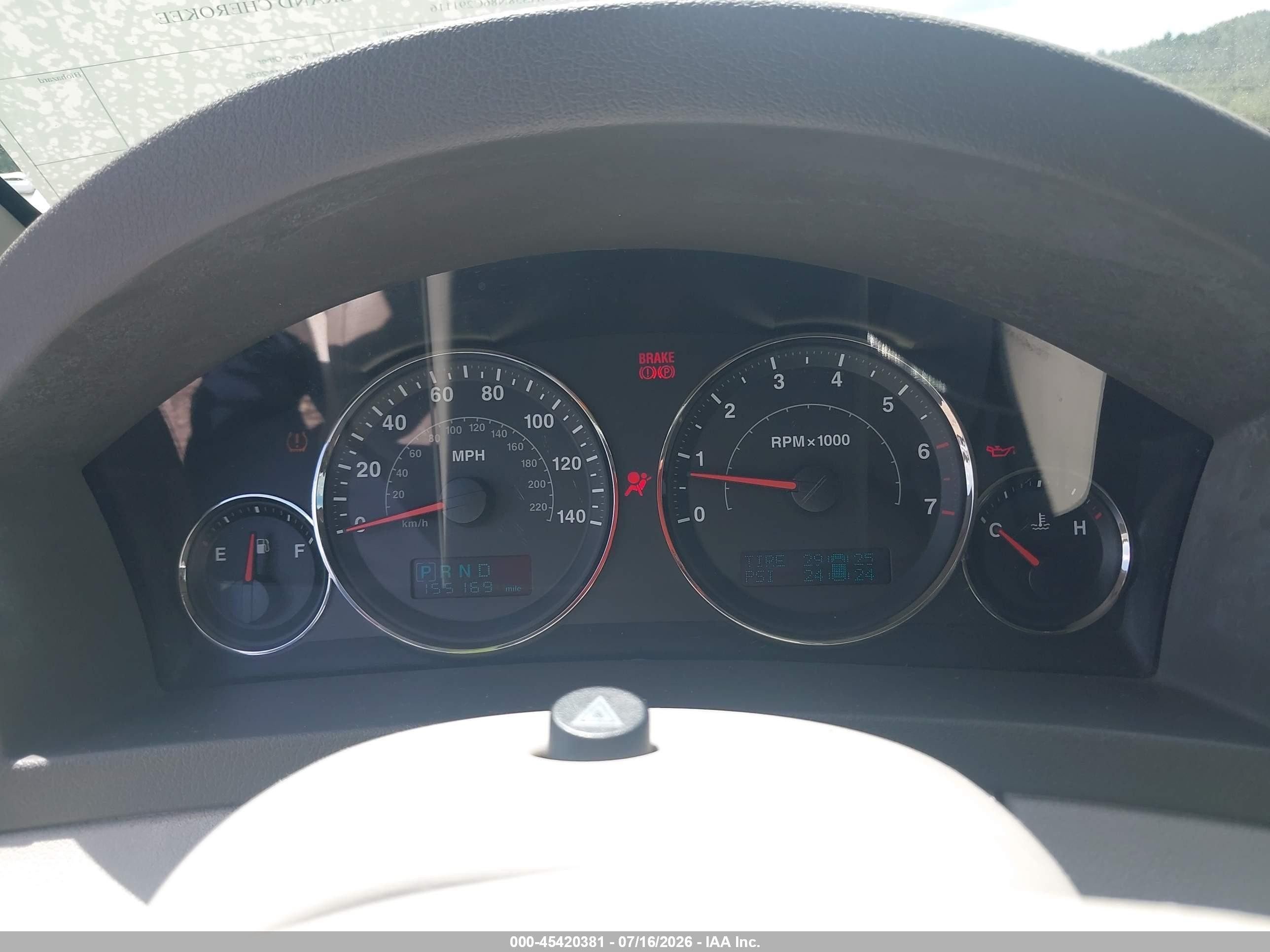 2006 Jeep Grand Cherokee Limited Белый vin: 1J4HS58N86C291116