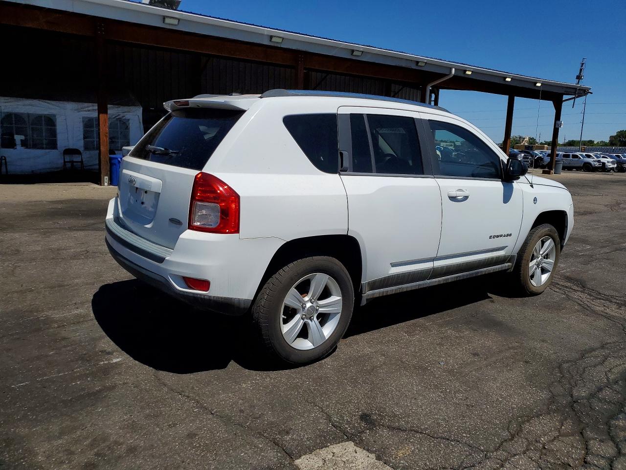 2011 Jeep Compass Sport White vin: 1J4NF1FB0BD173476