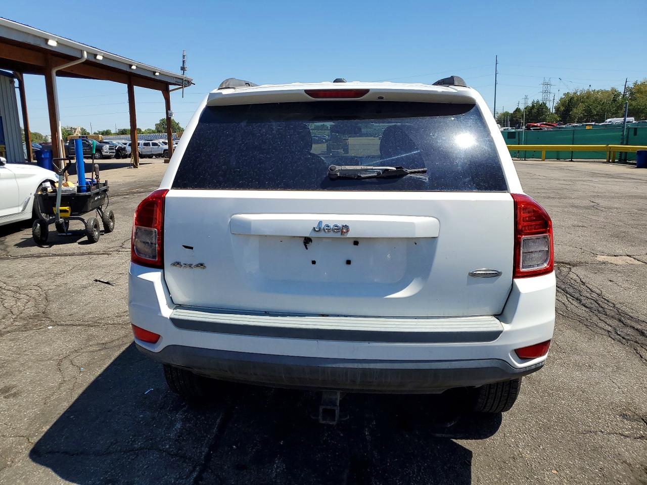 2011 Jeep Compass Sport White vin: 1J4NF1FB0BD173476