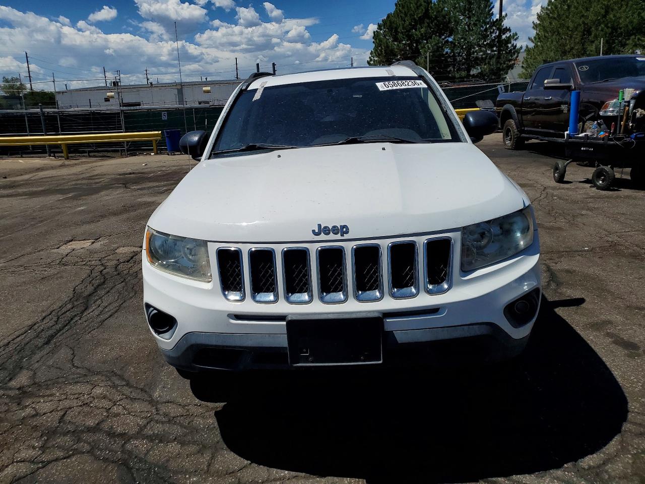 2011 Jeep Compass Sport White vin: 1J4NF1FB0BD173476