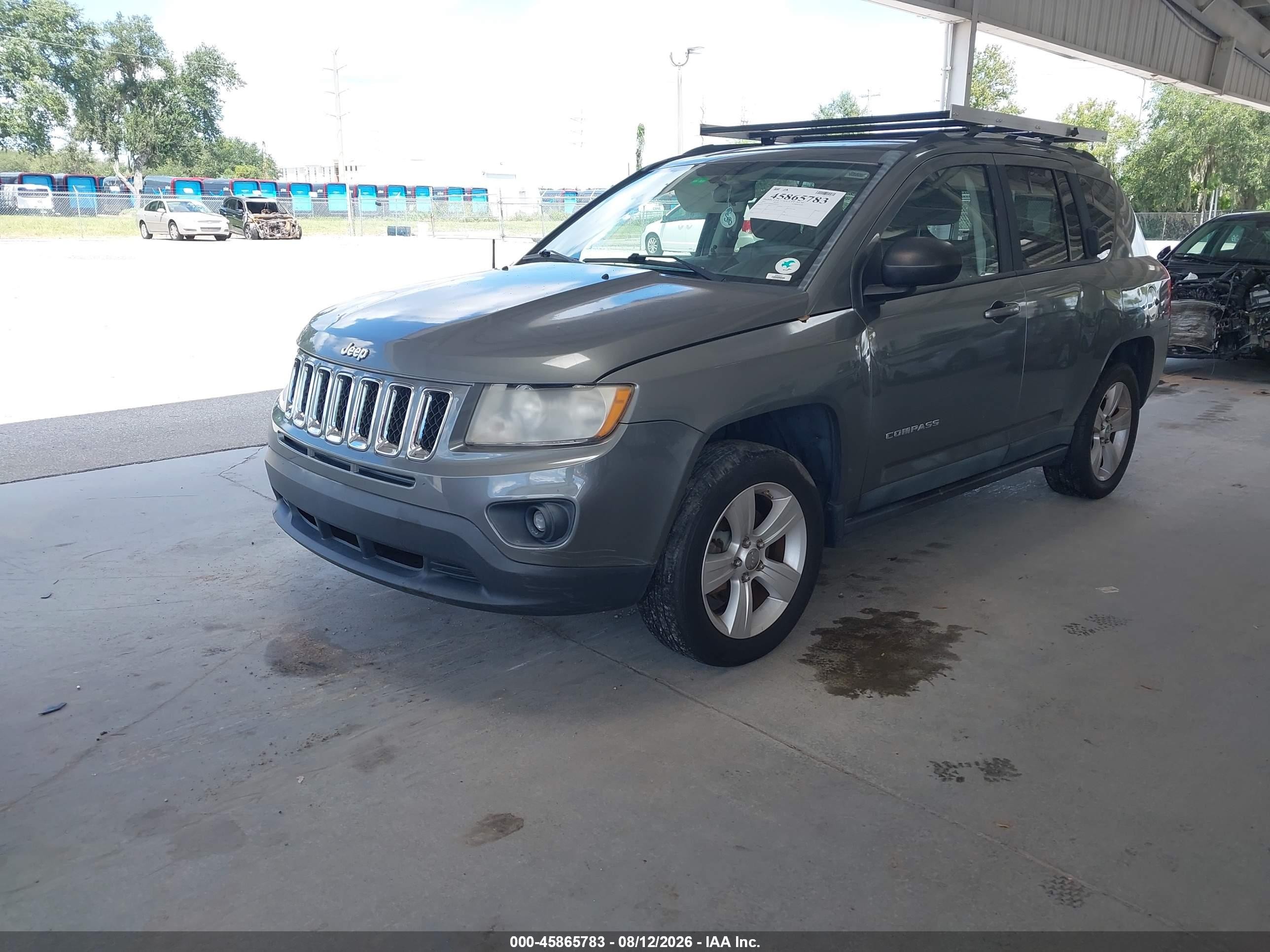 2011 Jeep Compass   Gray vin: 1J4NF1FB0BD266353