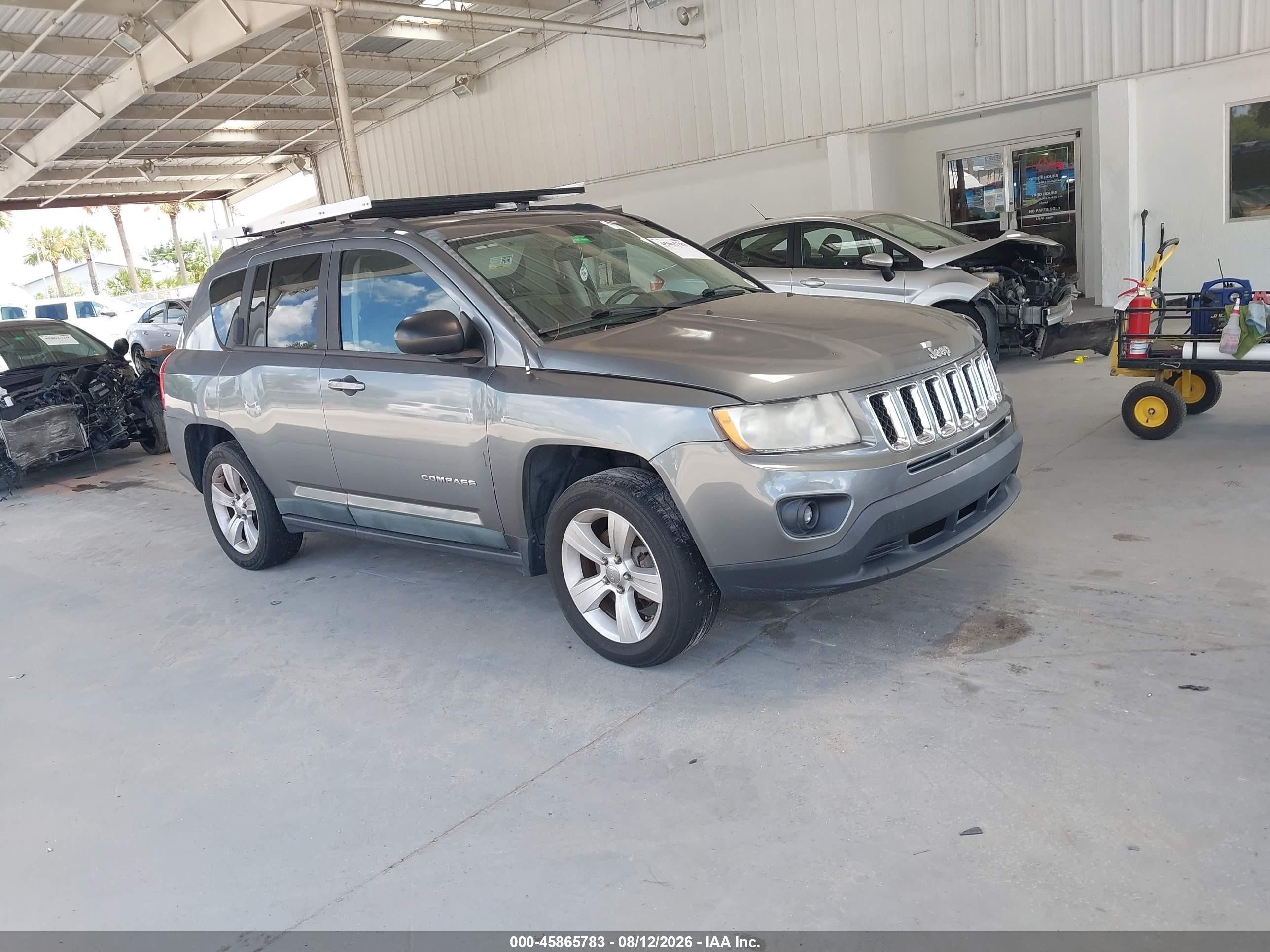 2011 Jeep Compass   Gray vin: 1J4NF1FB0BD266353