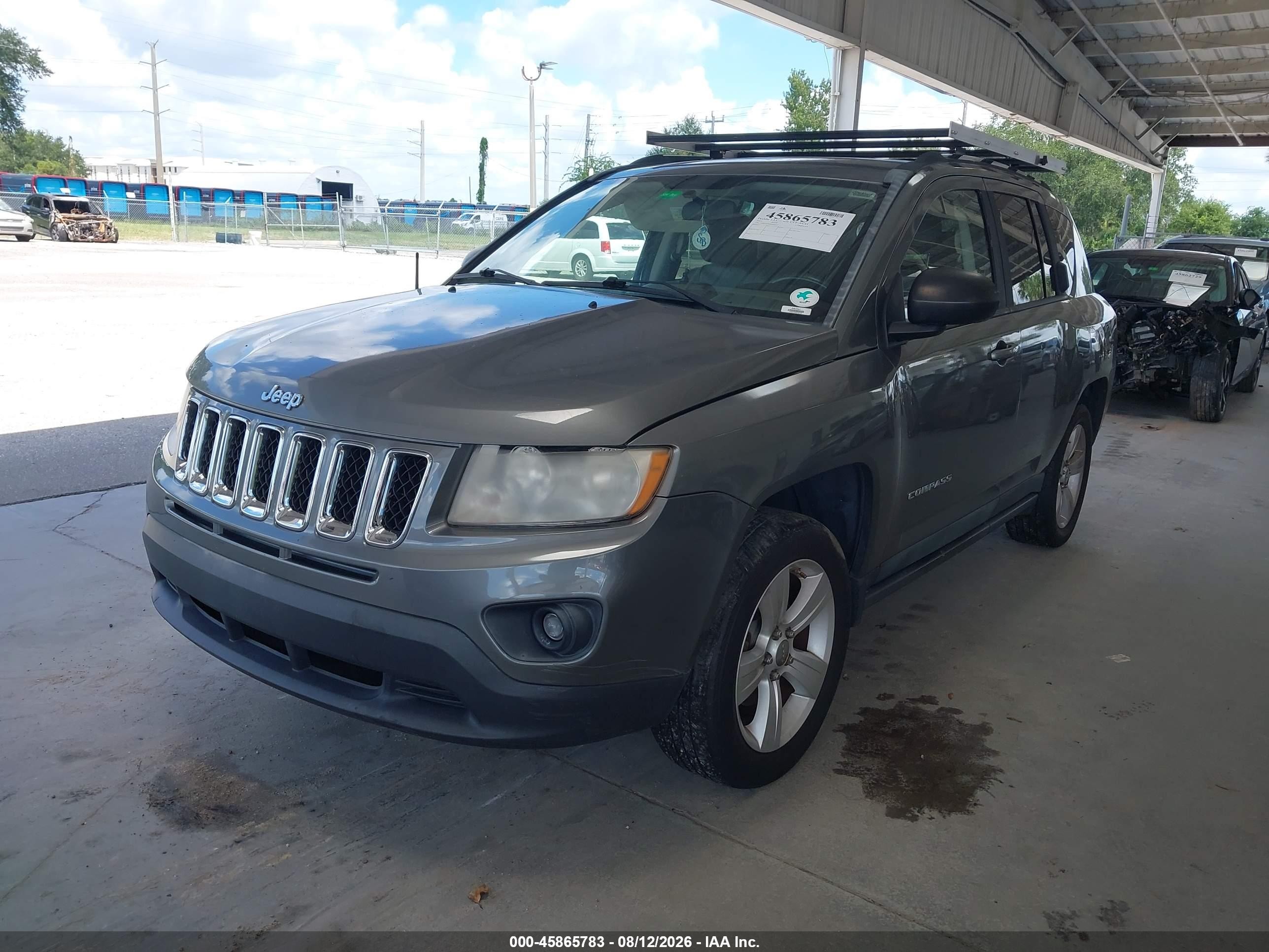 2011 Jeep Compass   Gray vin: 1J4NF1FB0BD266353