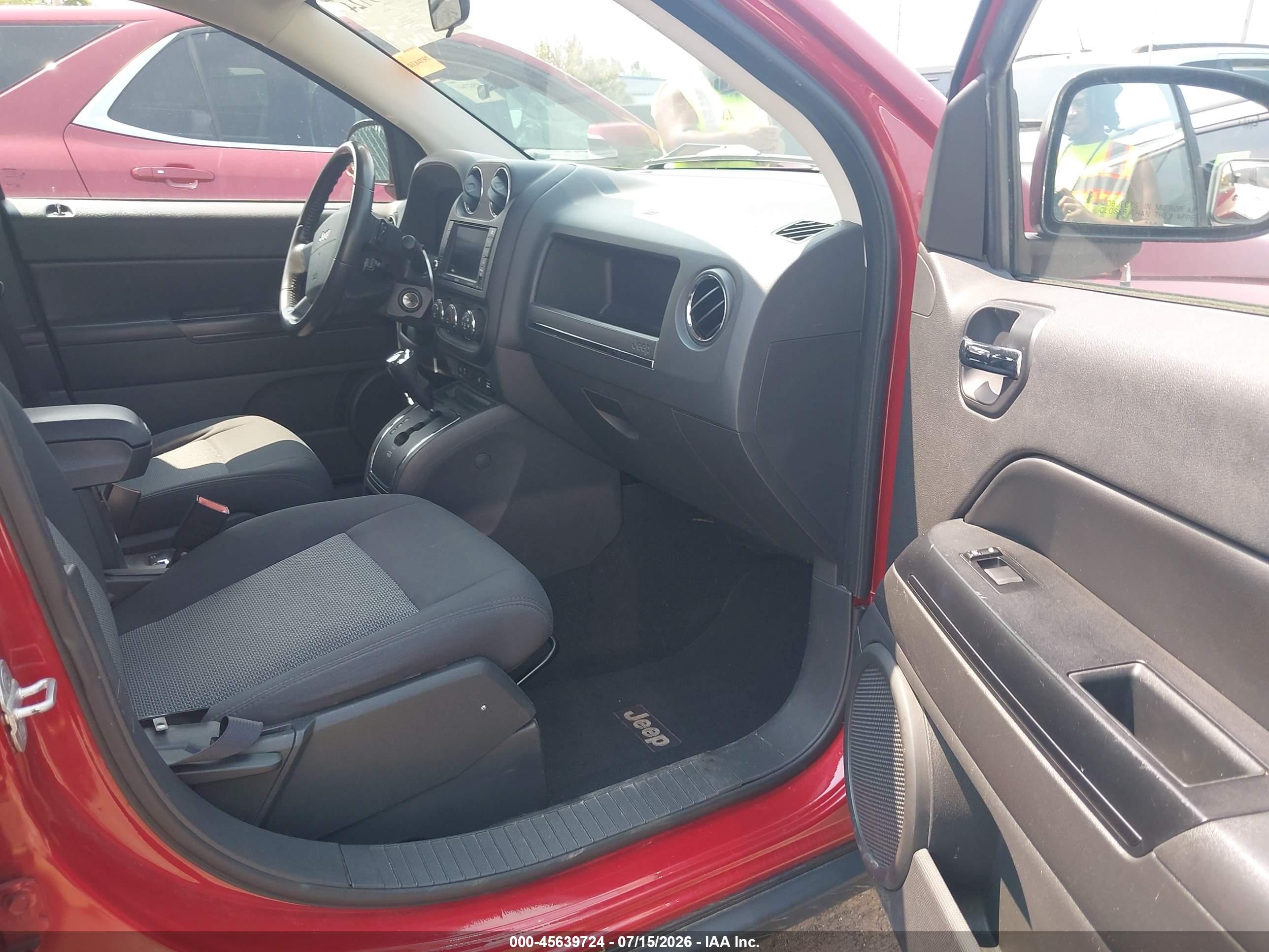 2010 Jeep Compass Sport Red vin: 1J4NF1FB1AD643089