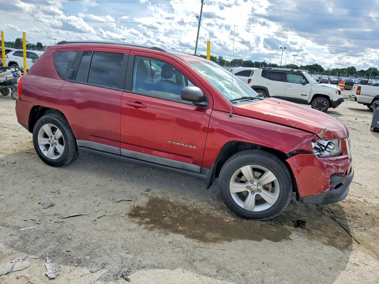 2011 Jeep Compass Sport Бордовый vin: 1J4NF1FB2BD135747