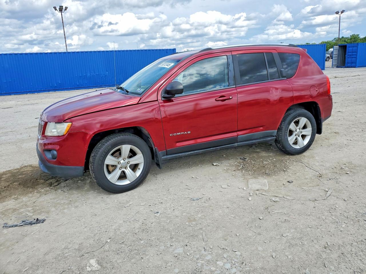 2011 Jeep Compass Sport Бордовый vin: 1J4NF1FB2BD135747