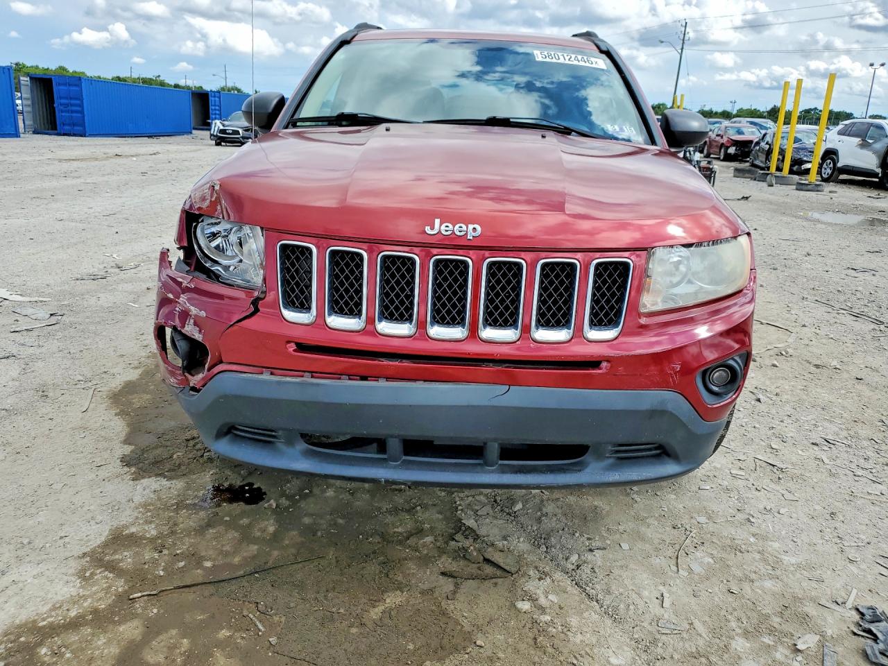 2011 Jeep Compass Sport Бордовый vin: 1J4NF1FB2BD135747