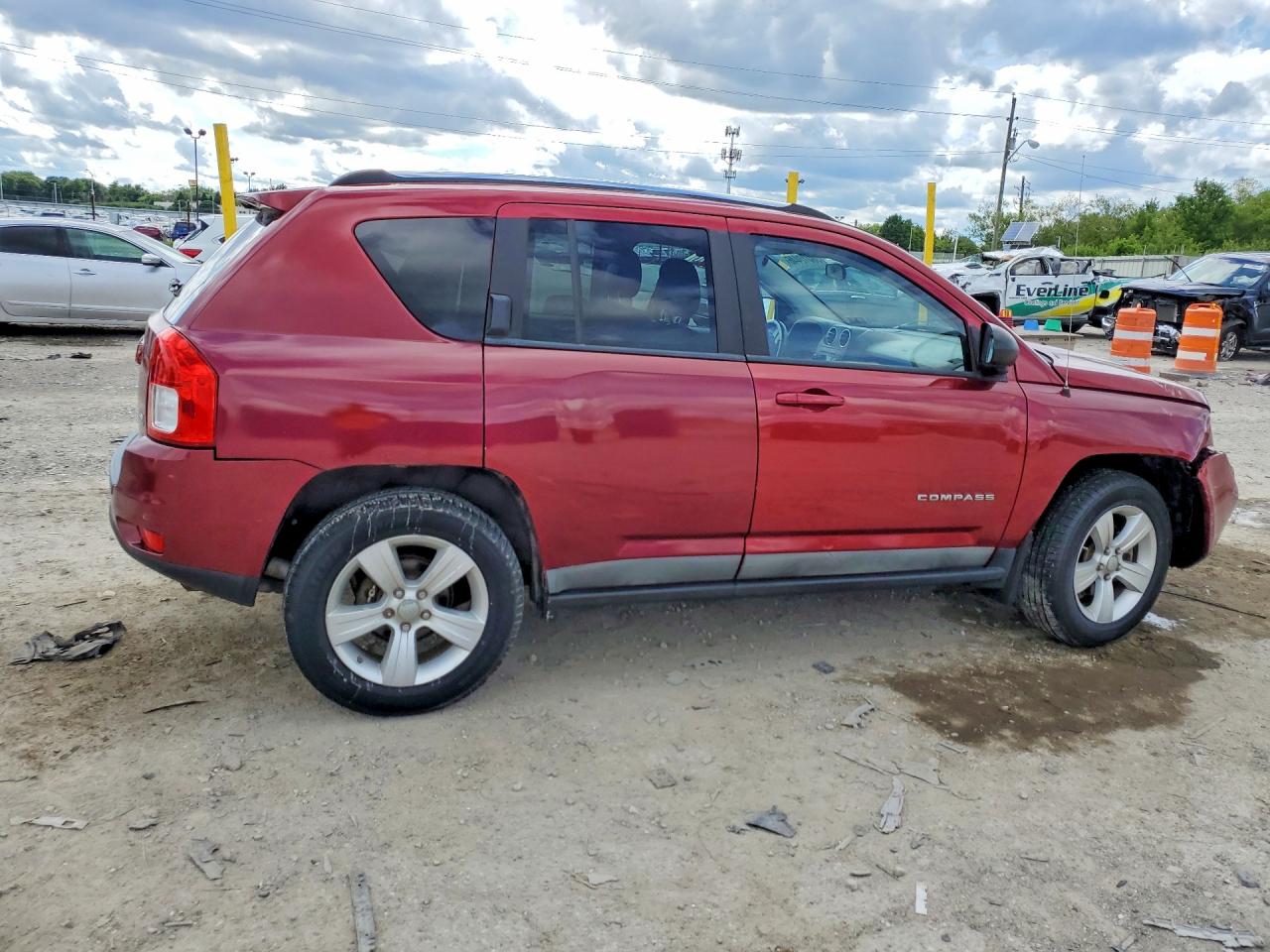 2011 Jeep Compass Sport Бордовый vin: 1J4NF1FB2BD135747