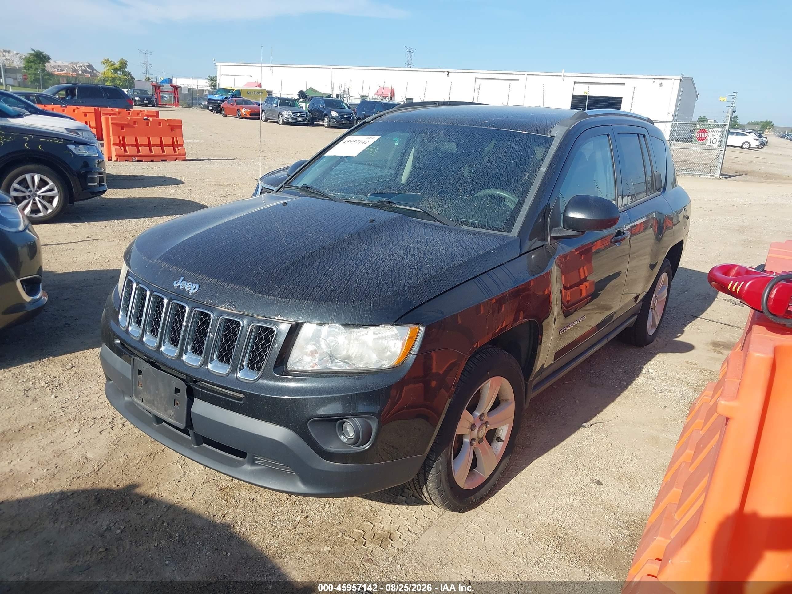 2011 Jeep Compass Black vin: 1J4NF1FB2BD218174