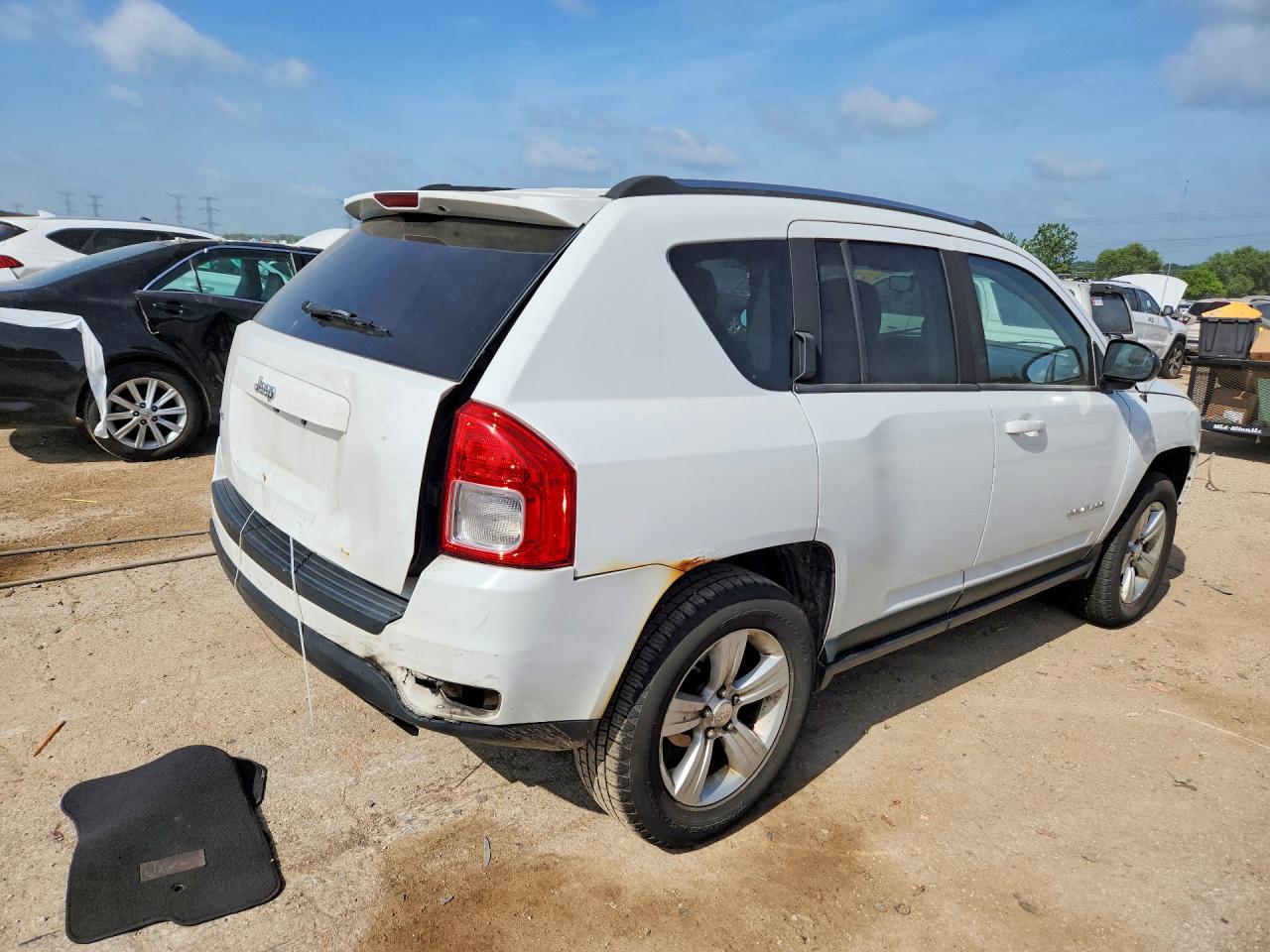 2011 Jeep Compass Sport Белый vin: 1J4NF1FB2BD240353