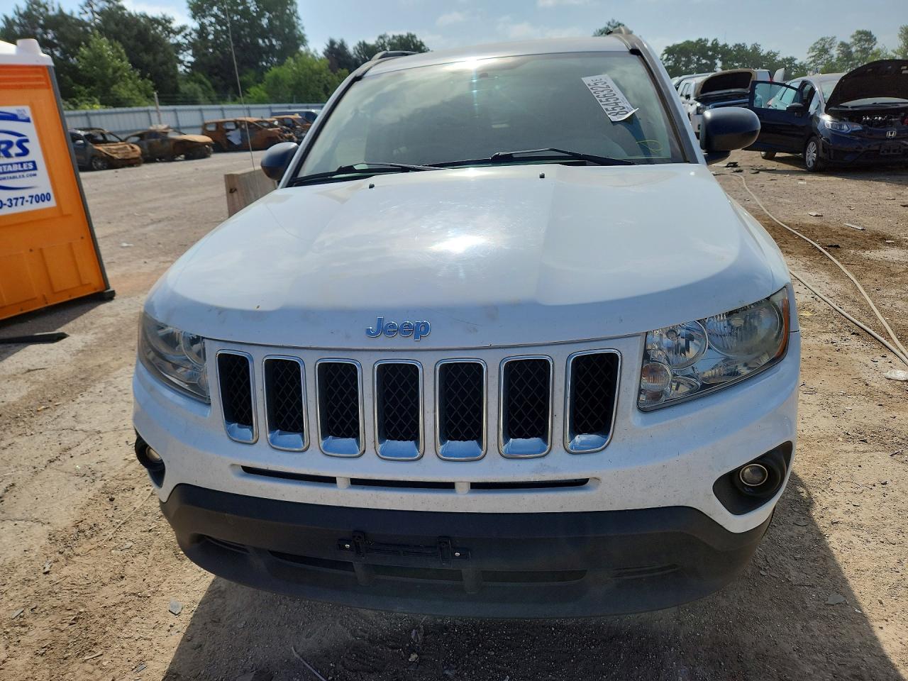 2011 Jeep Compass Sport Белый vin: 1J4NF1FB2BD240353