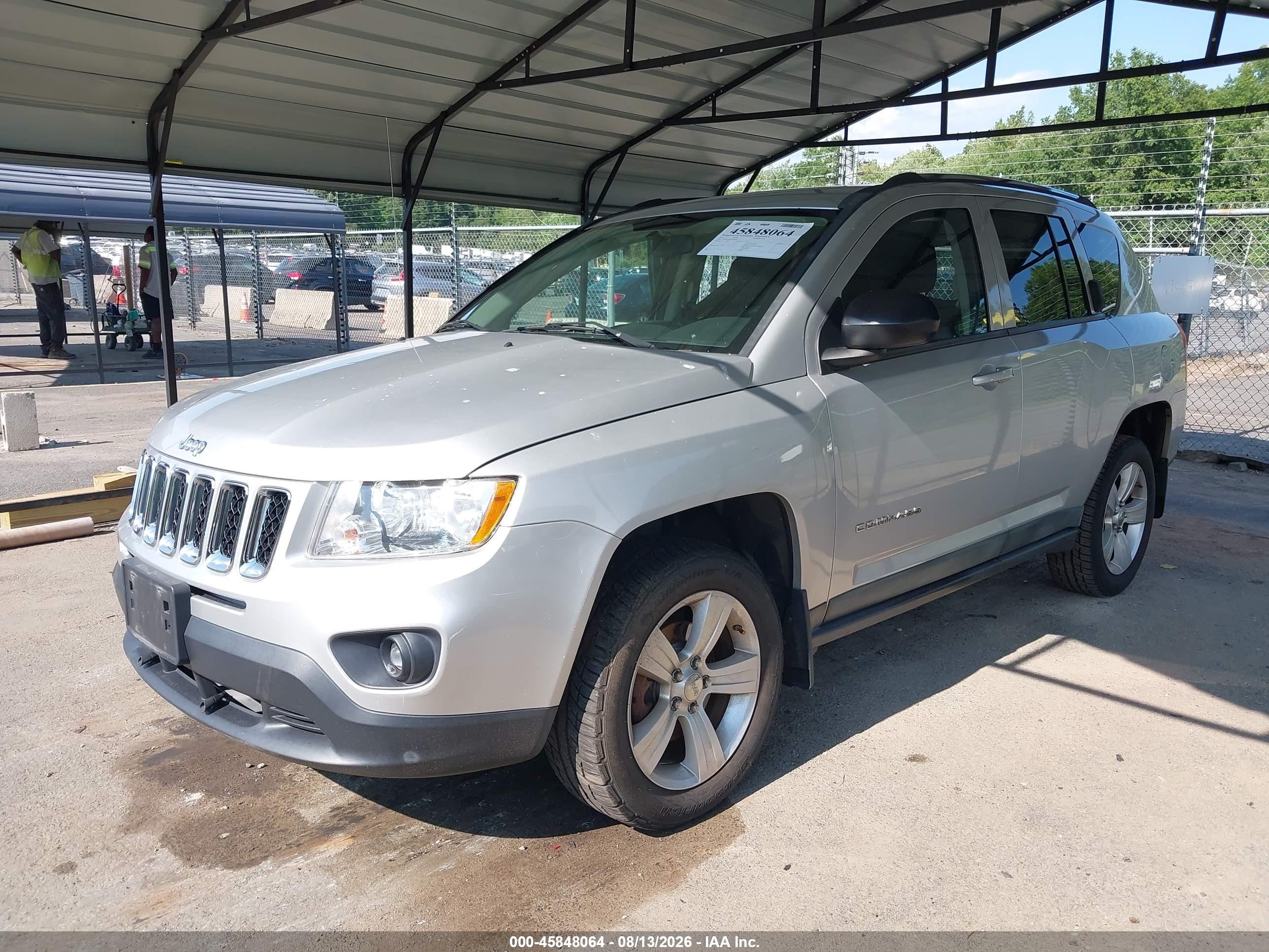 2011 Jeep Compass White vin: 1J4NF1FB2BD280867