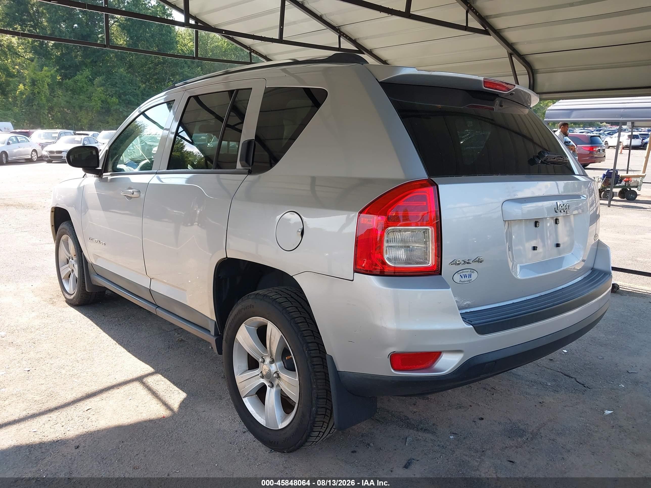 2011 Jeep Compass White vin: 1J4NF1FB2BD280867