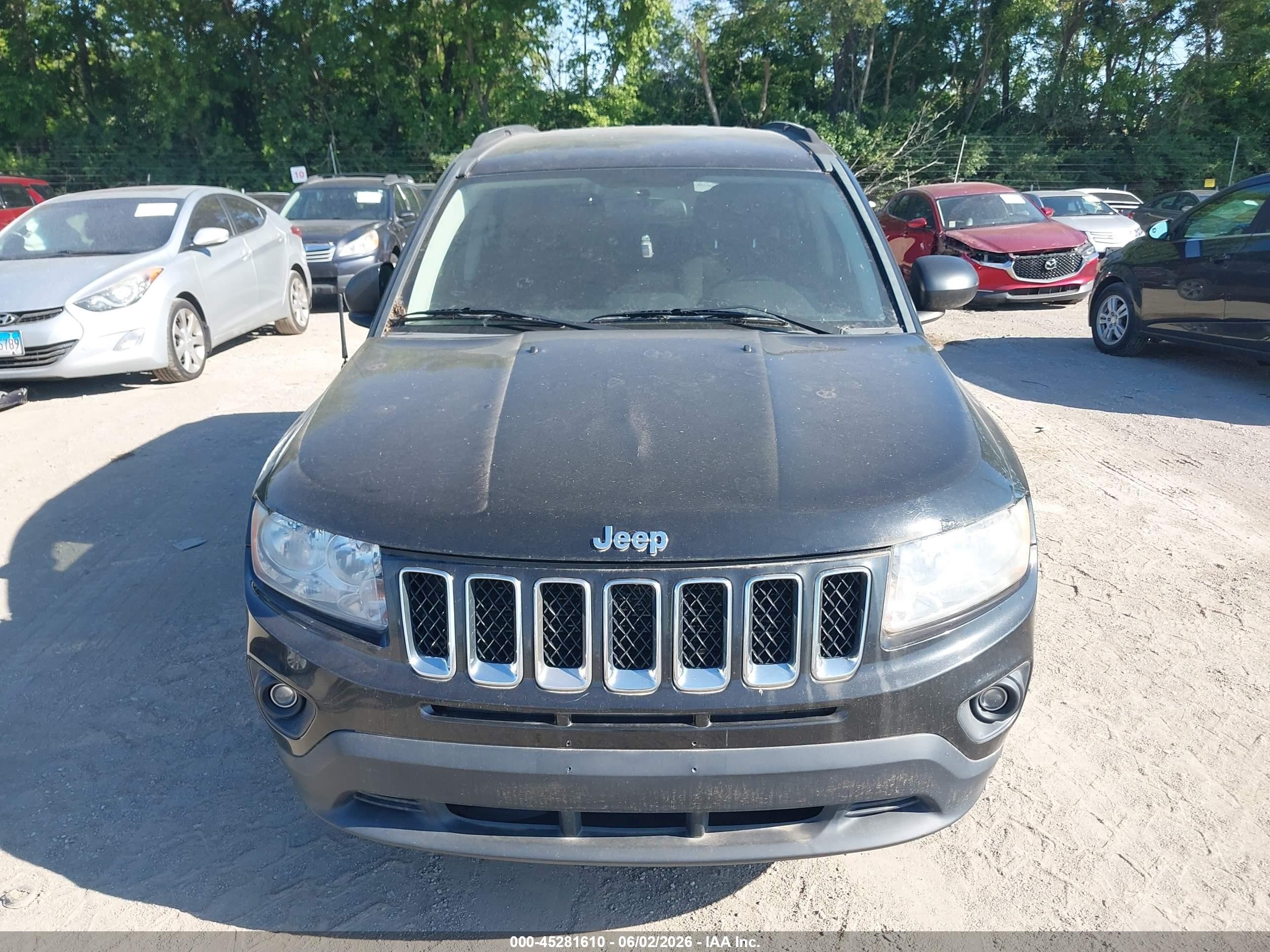 2011 Jeep Compass   Black vin: 1J4NF1FB3BD150306