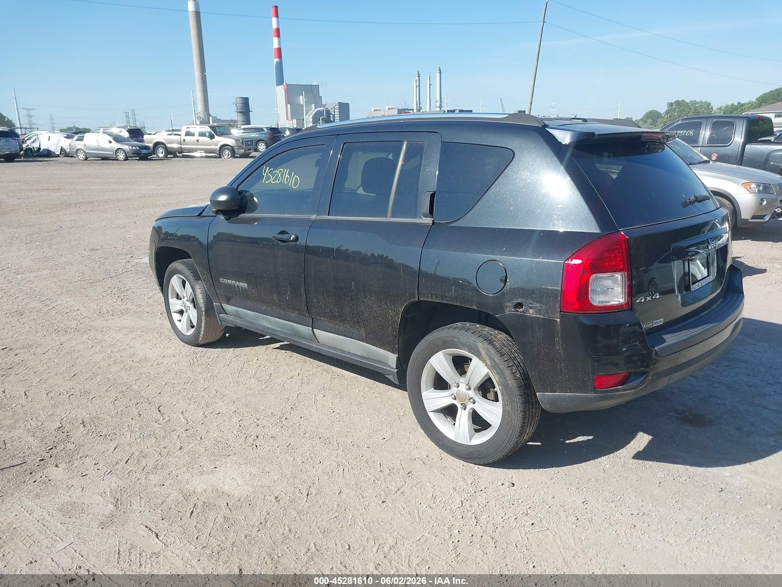 2011 Jeep Compass   Black vin: 1J4NF1FB3BD150306