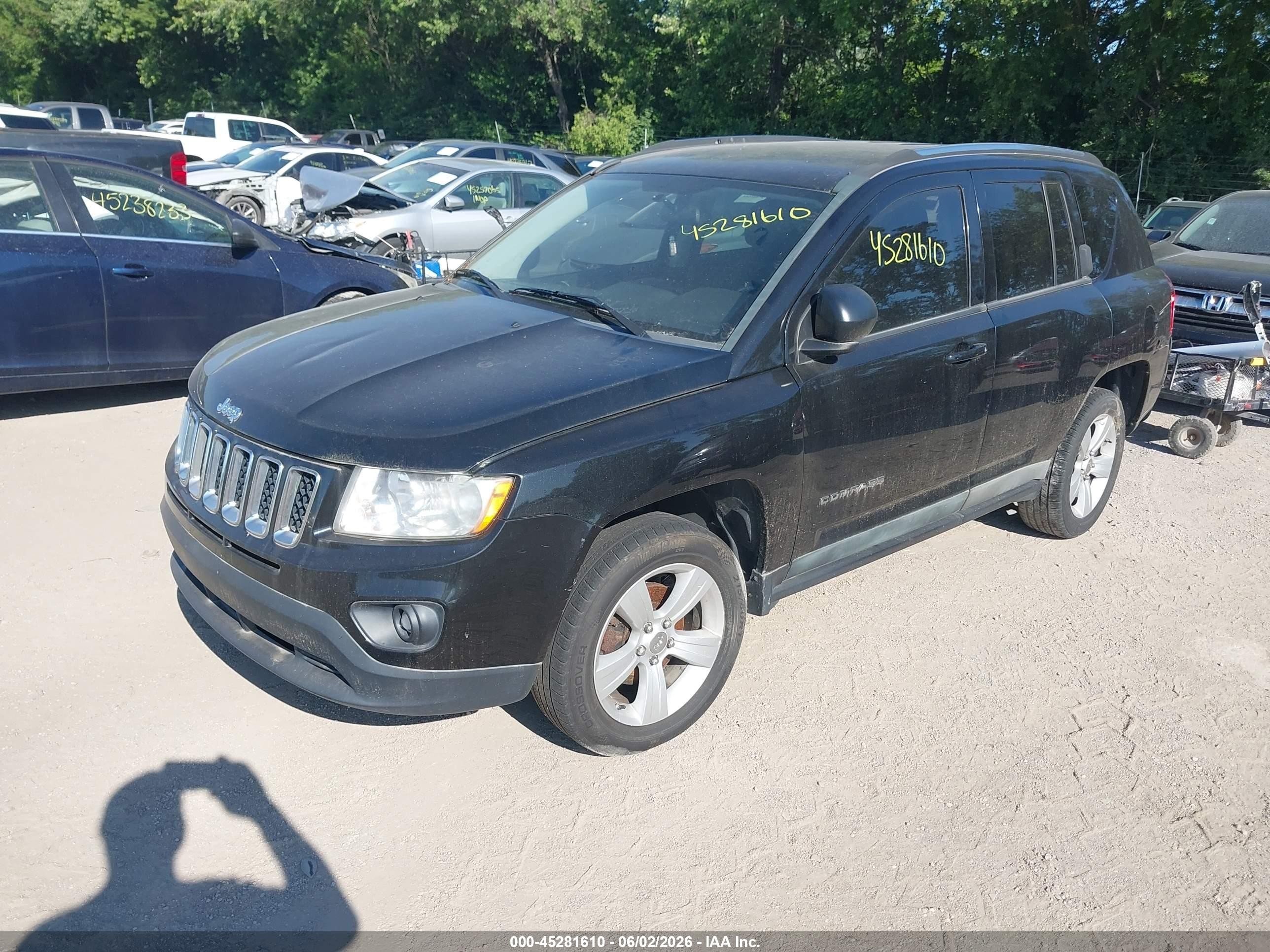 2011 Jeep Compass   Black vin: 1J4NF1FB3BD150306