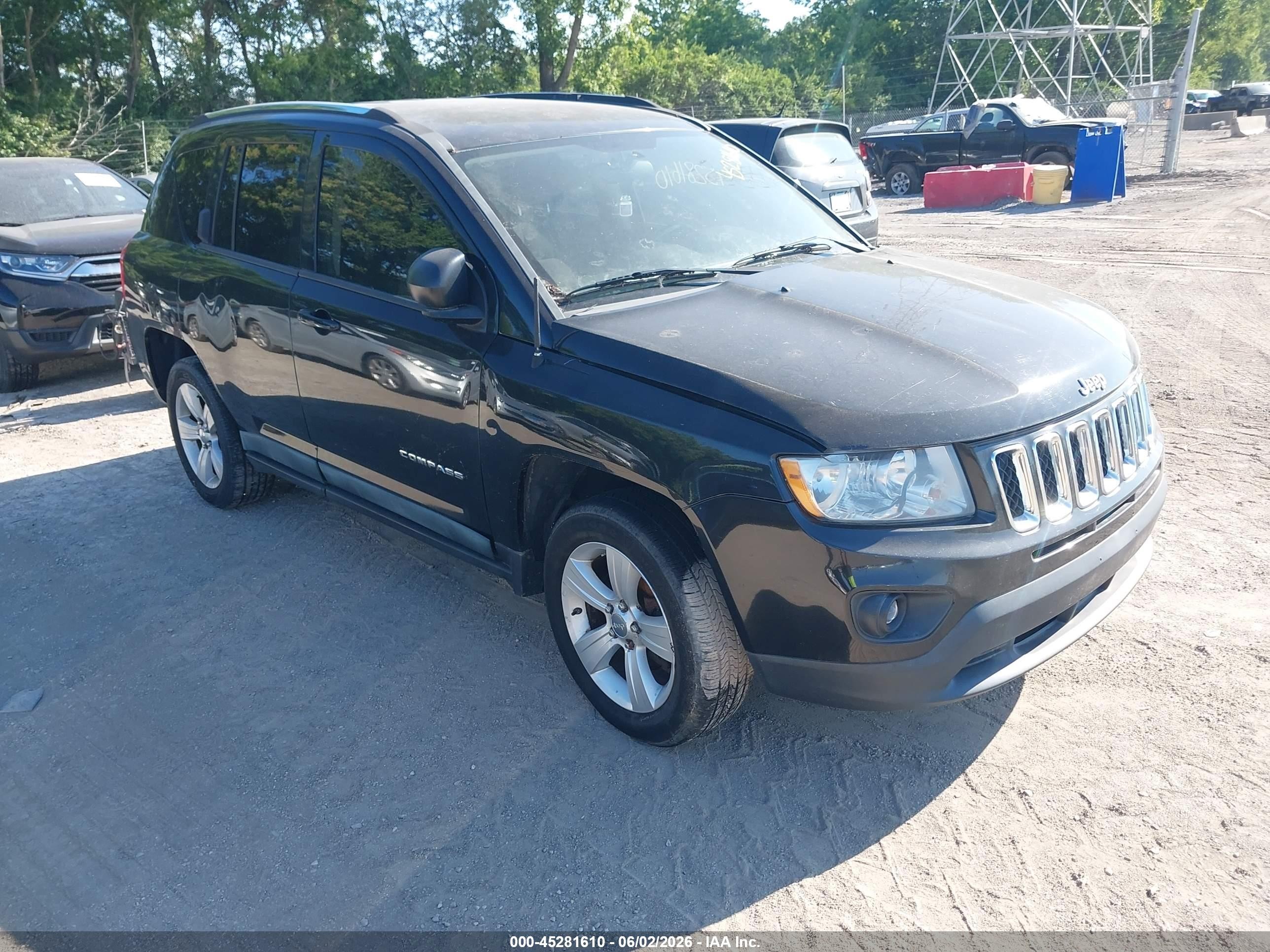 2011 Jeep Compass   Black vin: 1J4NF1FB3BD150306