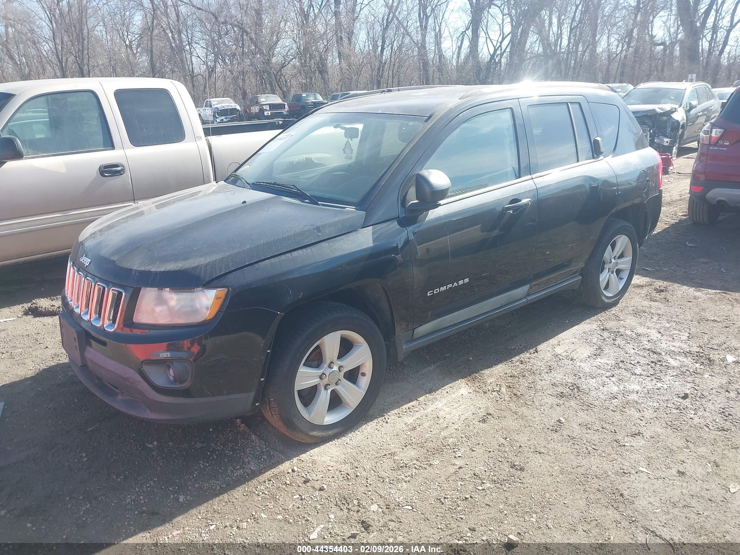 2011 Jeep Compass   Black vin: 1J4NF1FB3BD186805