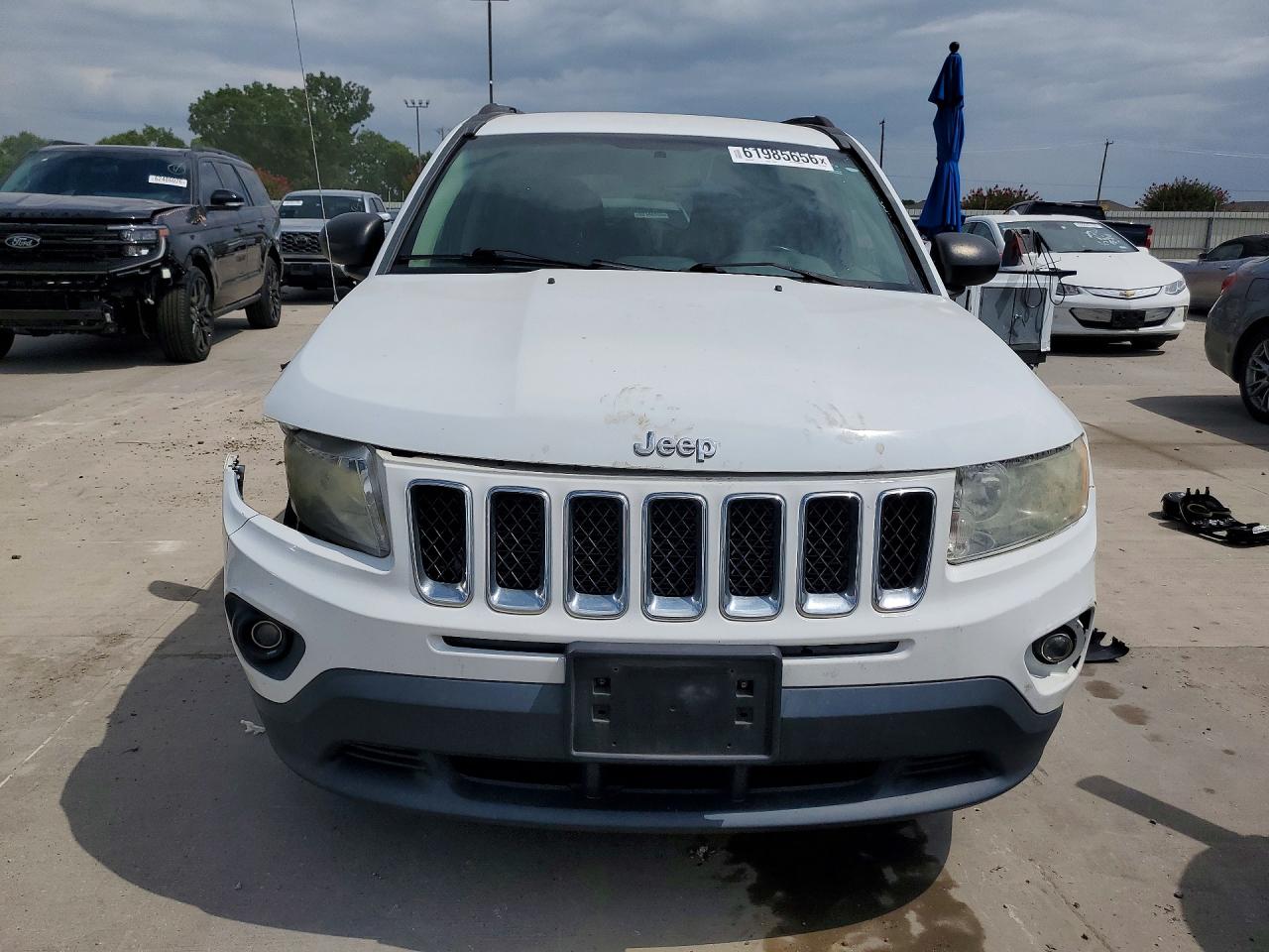 2011 Jeep Compass Sport White vin: 1J4NF1FB3BD244413