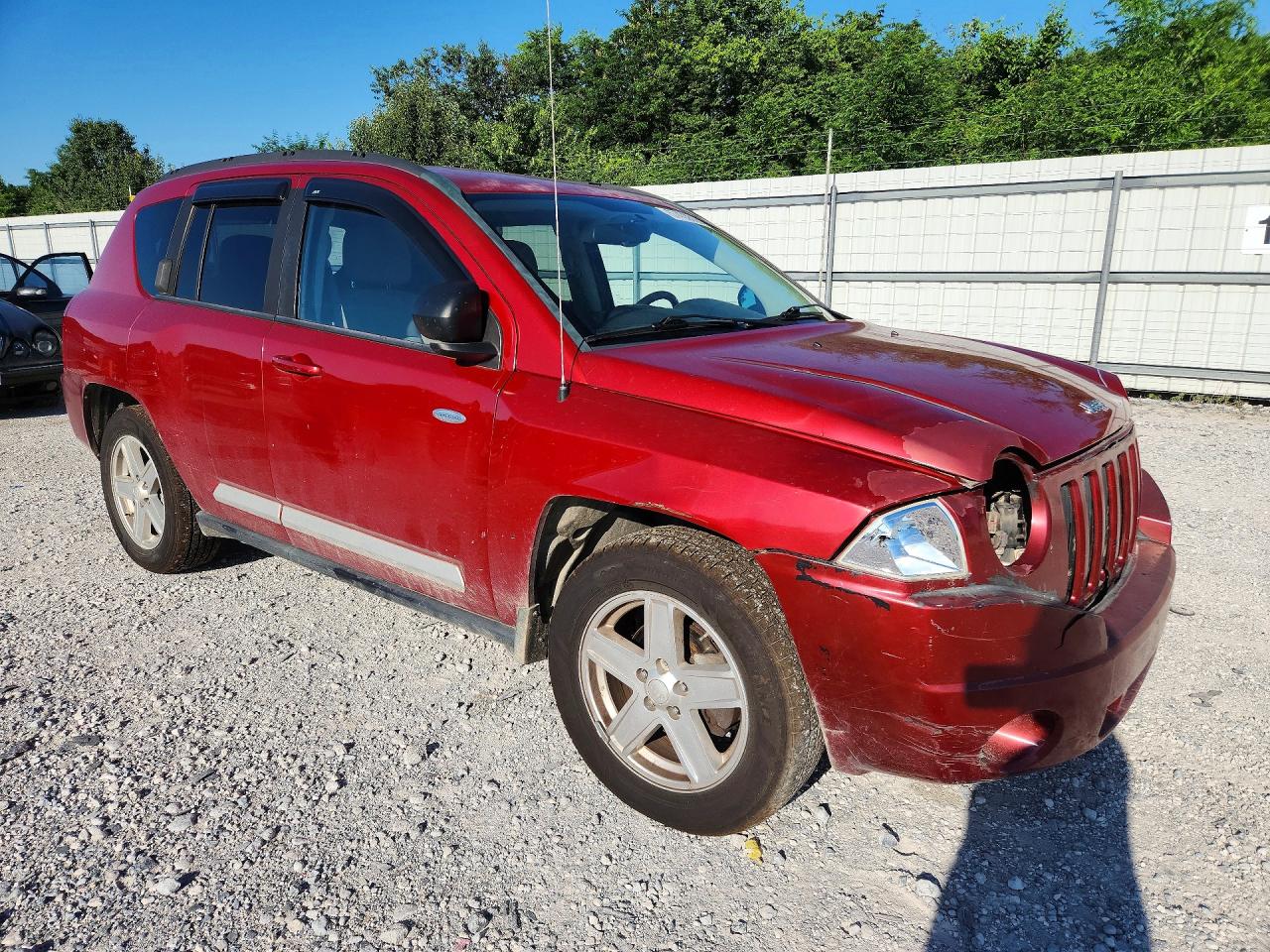 2010 Jeep Compass Sport Maroon vin: 1J4NF1FB4AD675552