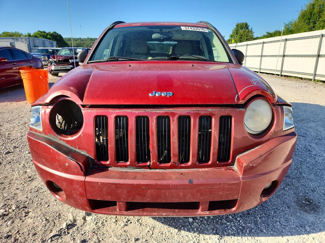 2010 Jeep Compass Sport Maroon vin: 1J4NF1FB4AD675552