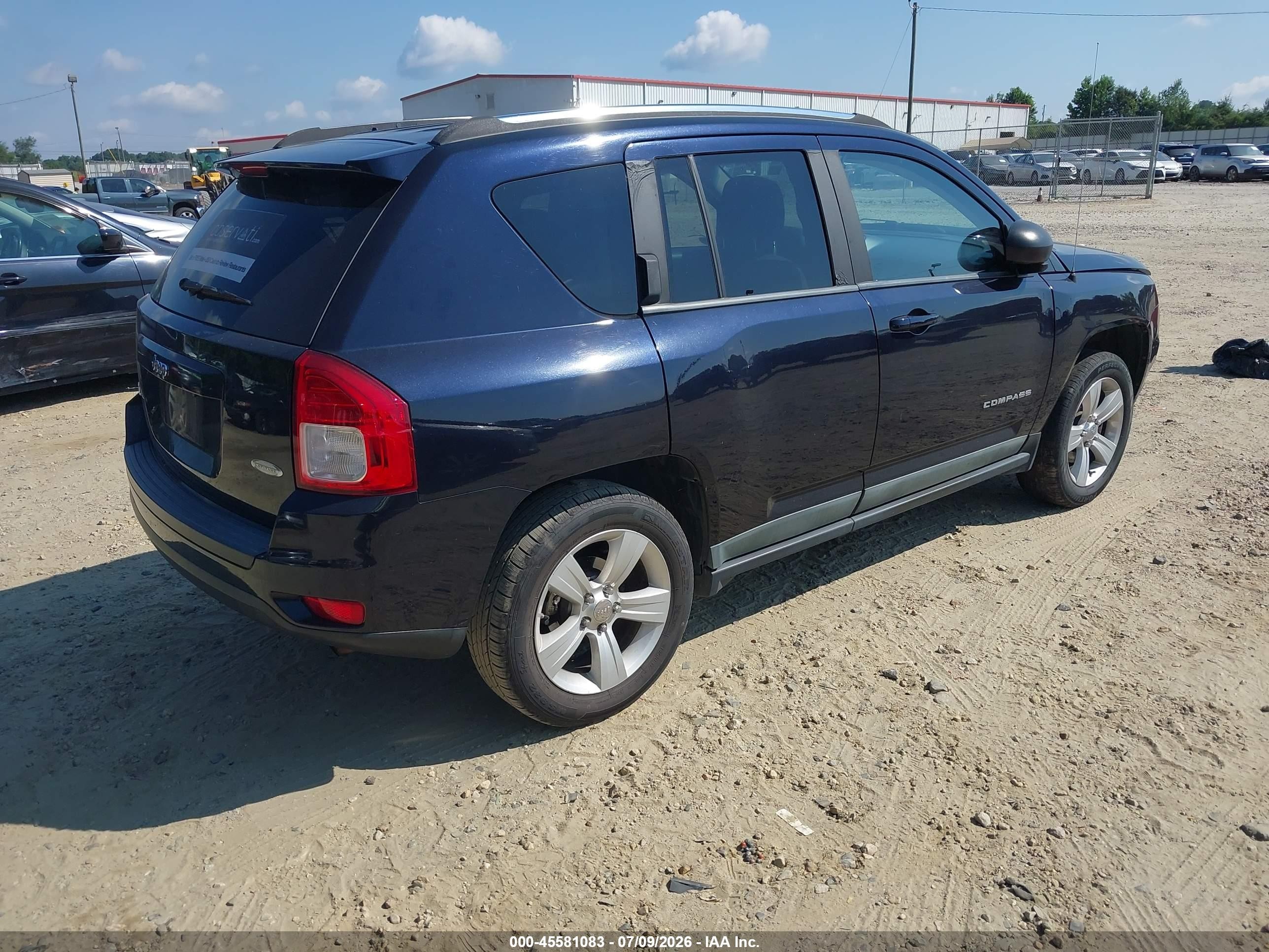 2011 Jeep Compass   Dark Blue vin: 1J4NF1FB4BD223330