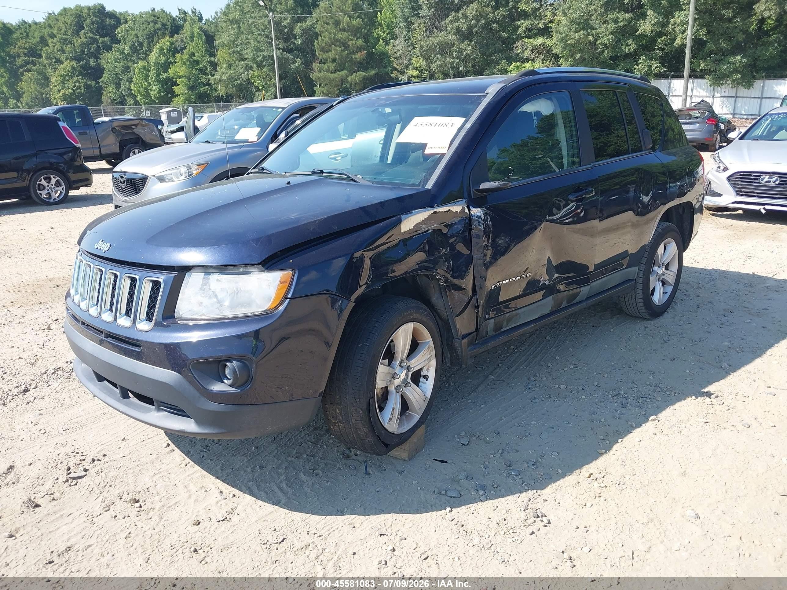 2011 Jeep Compass   Dark Blue vin: 1J4NF1FB4BD223330