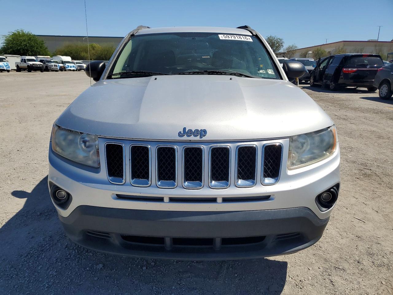 2011 Jeep Compass Sport Silver vin: 1J4NF1FB4BD278425