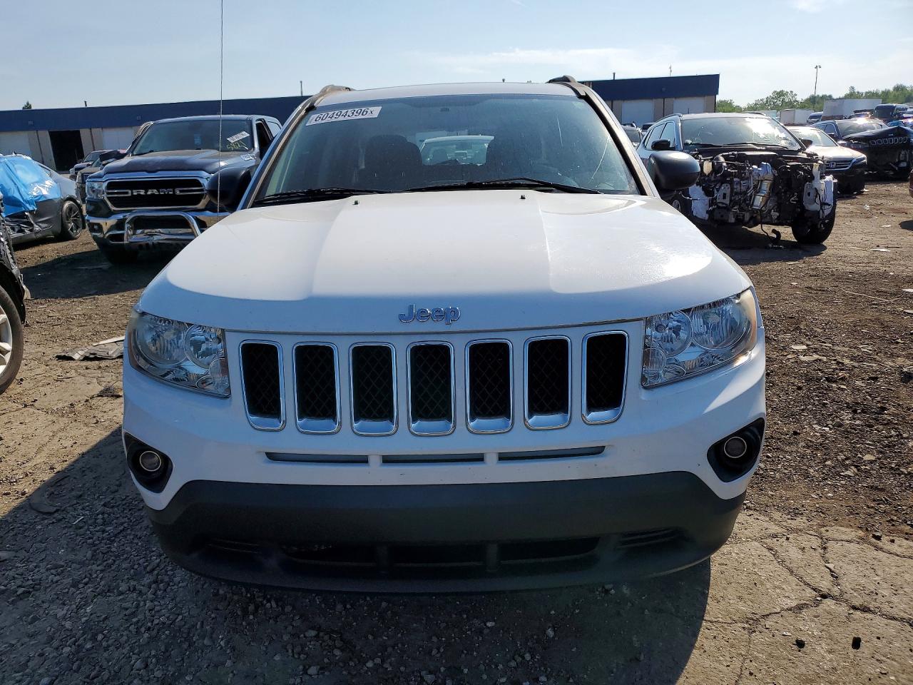 2011 Jeep Compass Sport White vin: 1J4NF1FB5BD149562