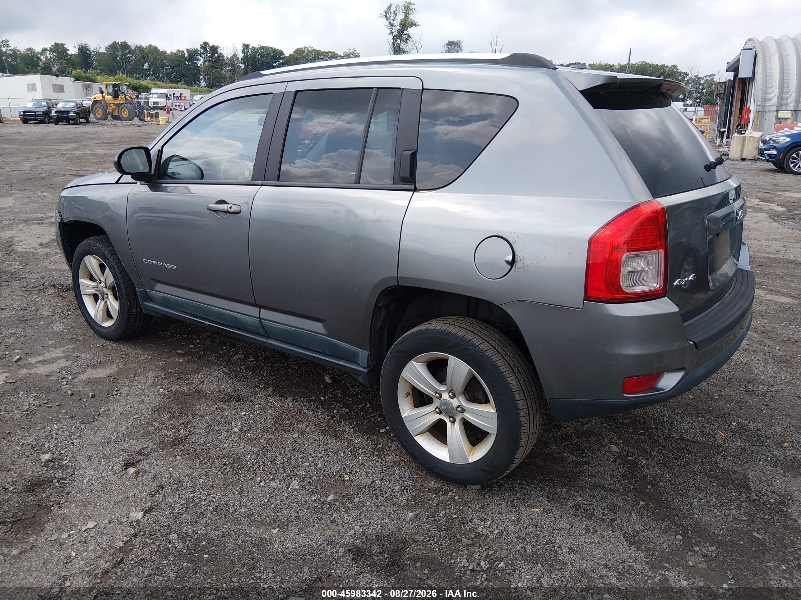 2011 Jeep Compass Sport Серый vin: 1J4NF1FB5BD244607